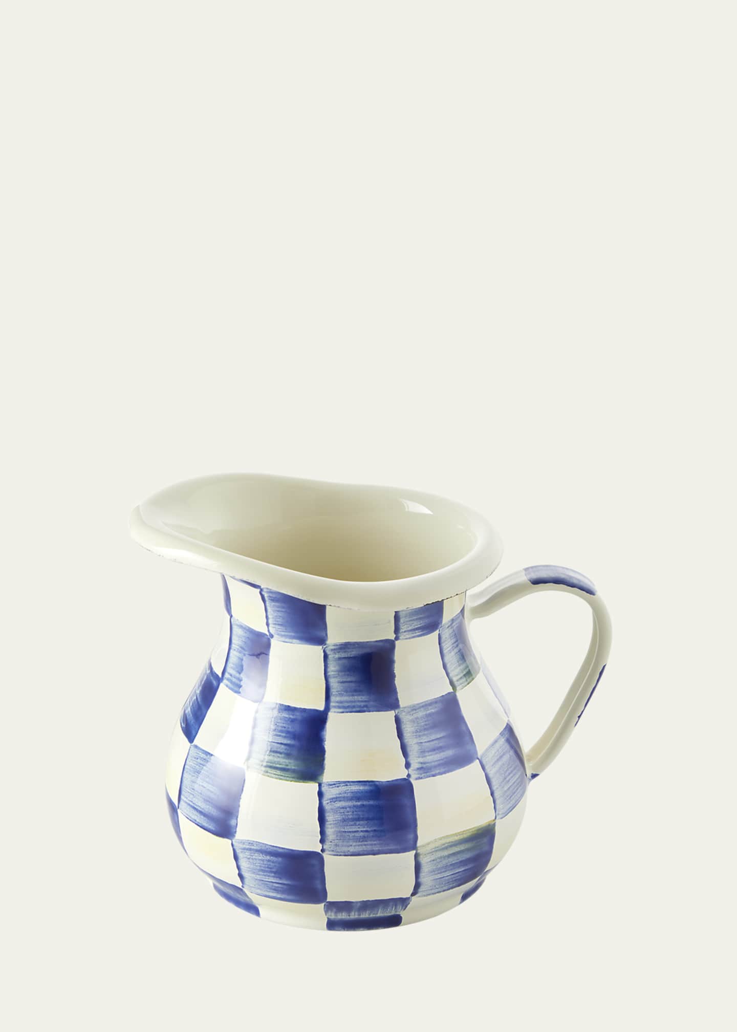 MacKenzieChilds Royal Check Creamer Bergdorf Goodman