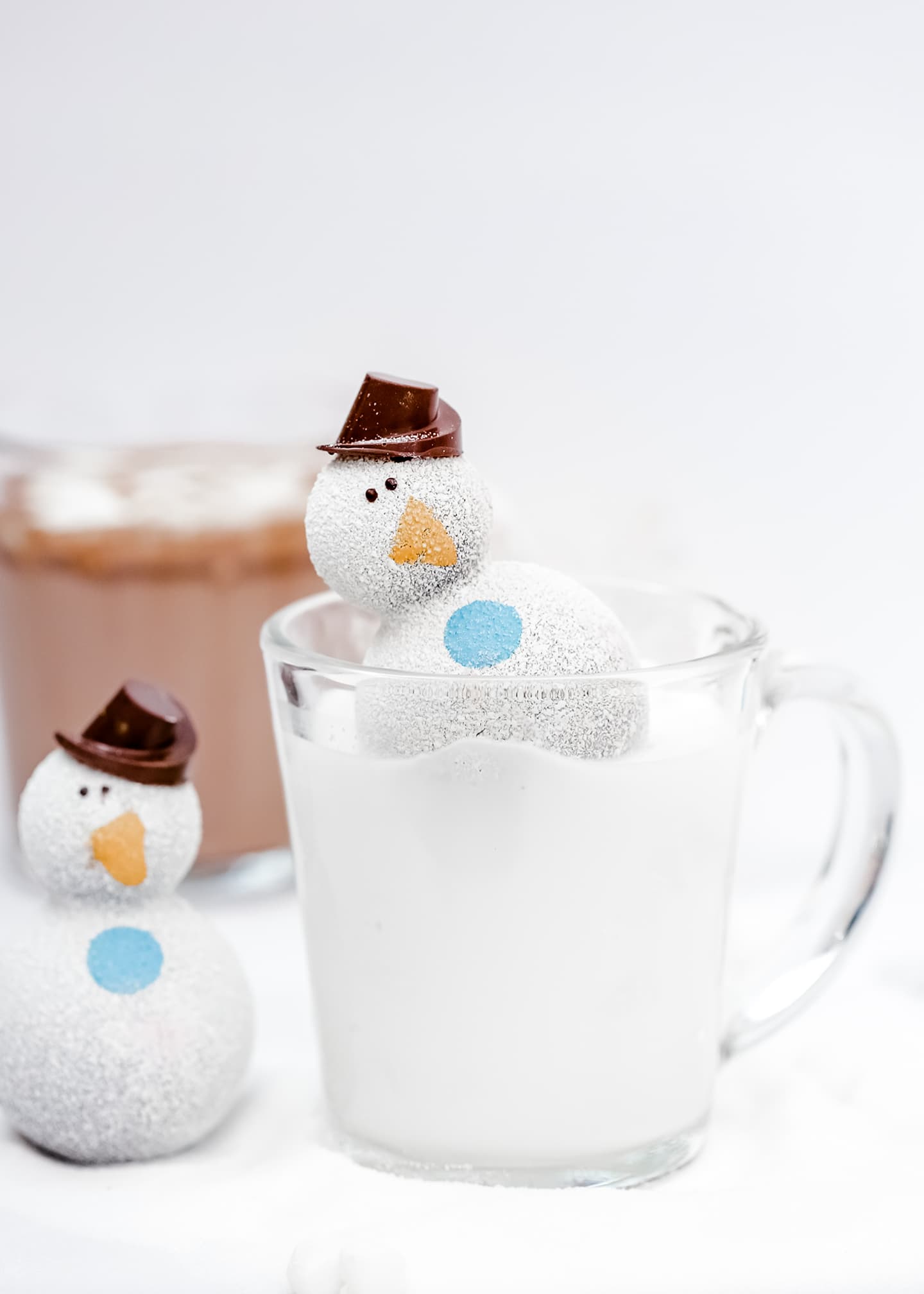 Kate Weiser Chocolate Carla the Peppermint Drinking Chocolate Snowman