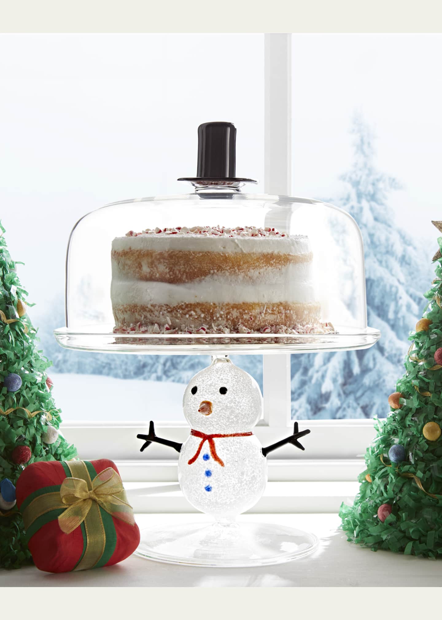 Massimo Lunardon Snowman Cake Stand Image 2 of 3