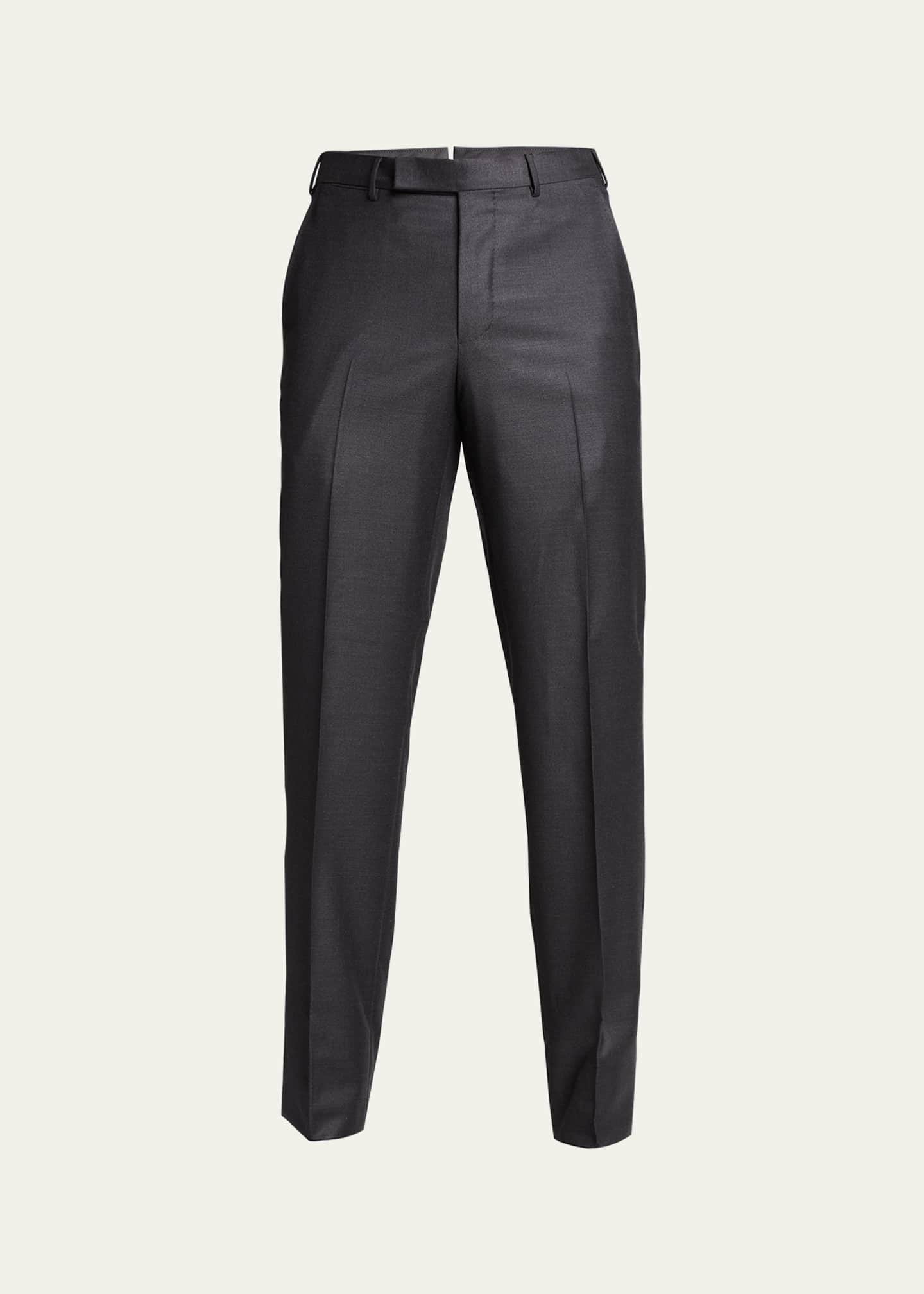 ZEGNA Men's Trofeo Wool Trousers Image 1 of 5