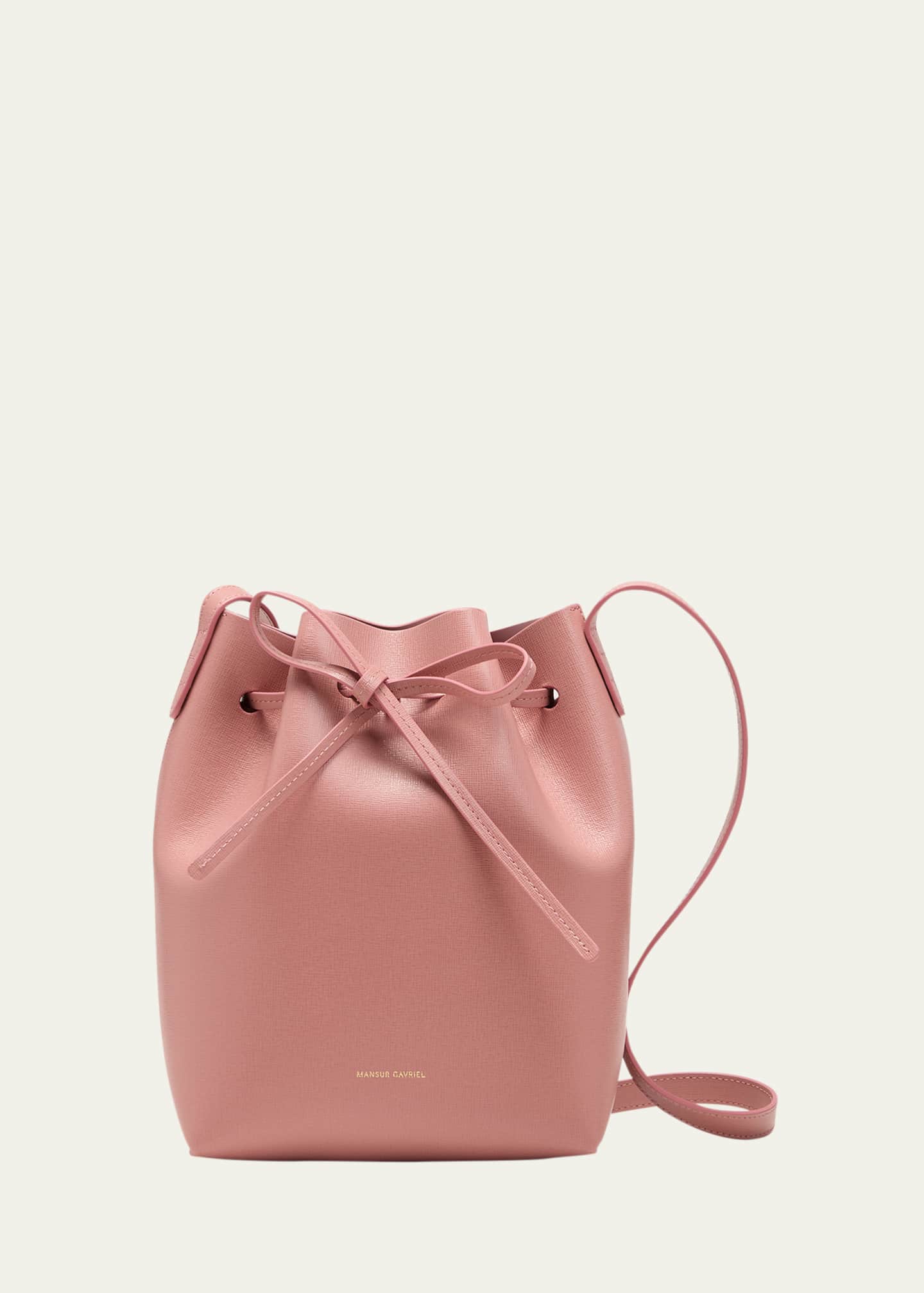 Saffiano mini bucket bag clearance