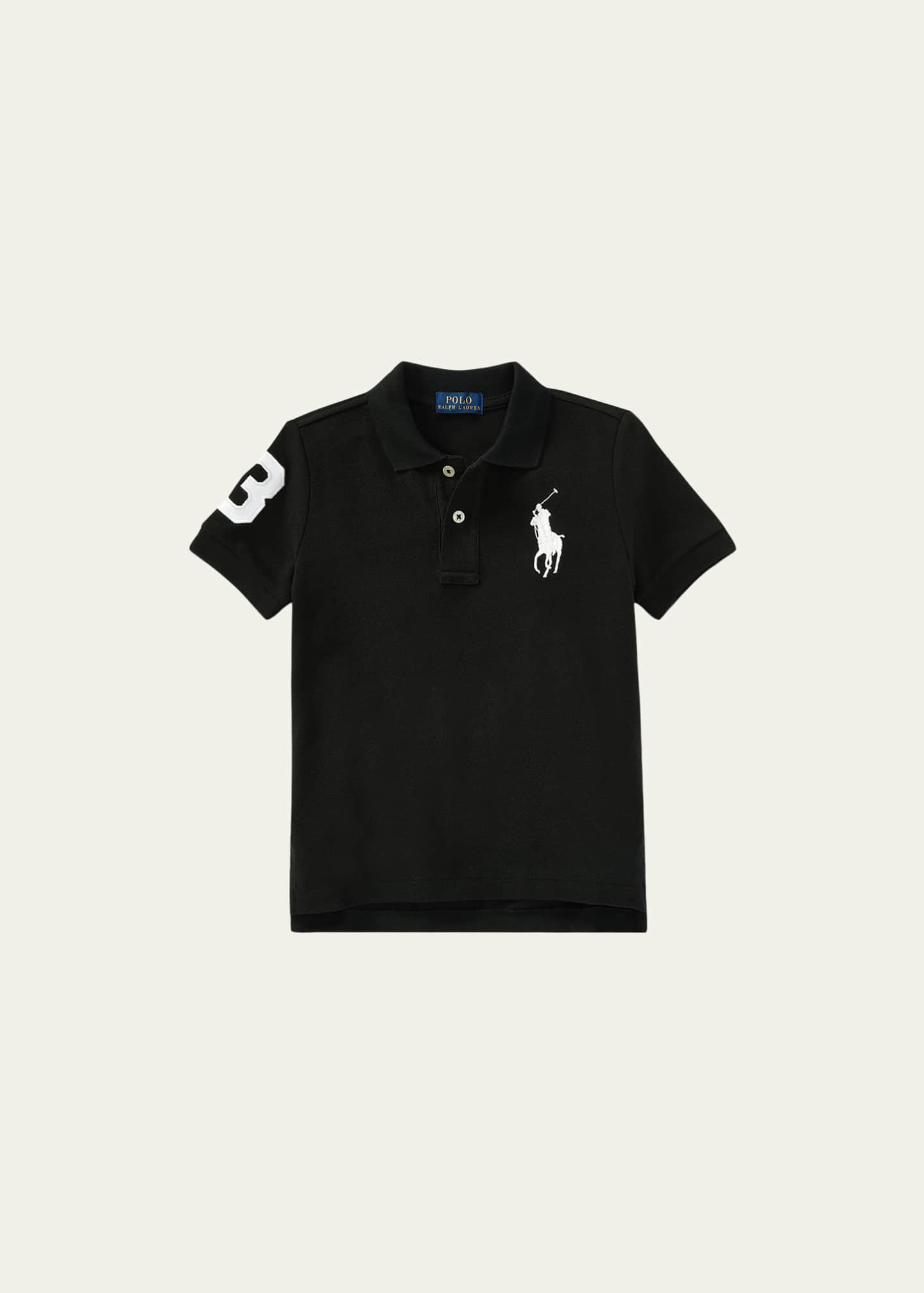 Ralph Lauren Childrenswear Boy s Big Pony Mesh Knit Polo Size 2 3