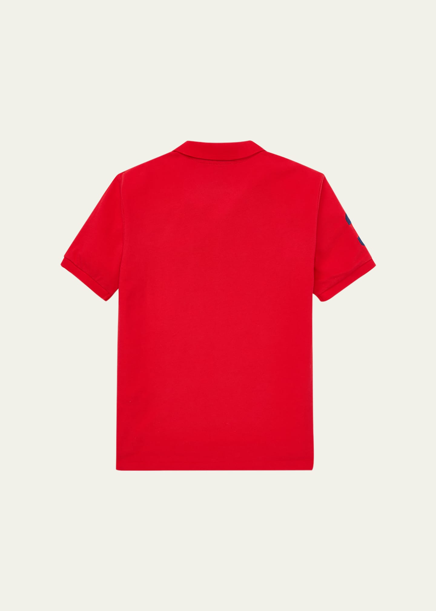 Ralph Lauren Childrenswear Boy's Big Pony Mesh Knit Polo, Size 2-7 Image 2 of 2