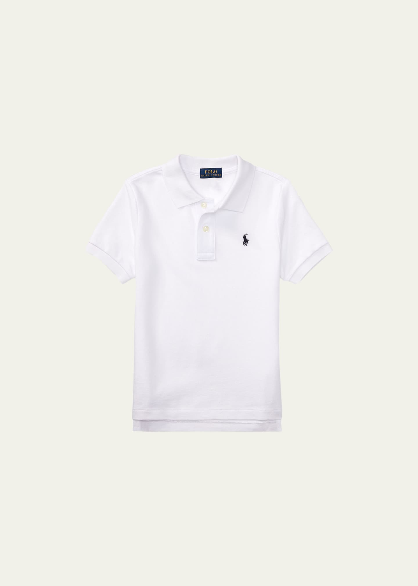 Ralph Lauren Childrenswear Short-Sleeve Logo Embroidery Polo Shirt, Size 2-7 Image 1 of 2