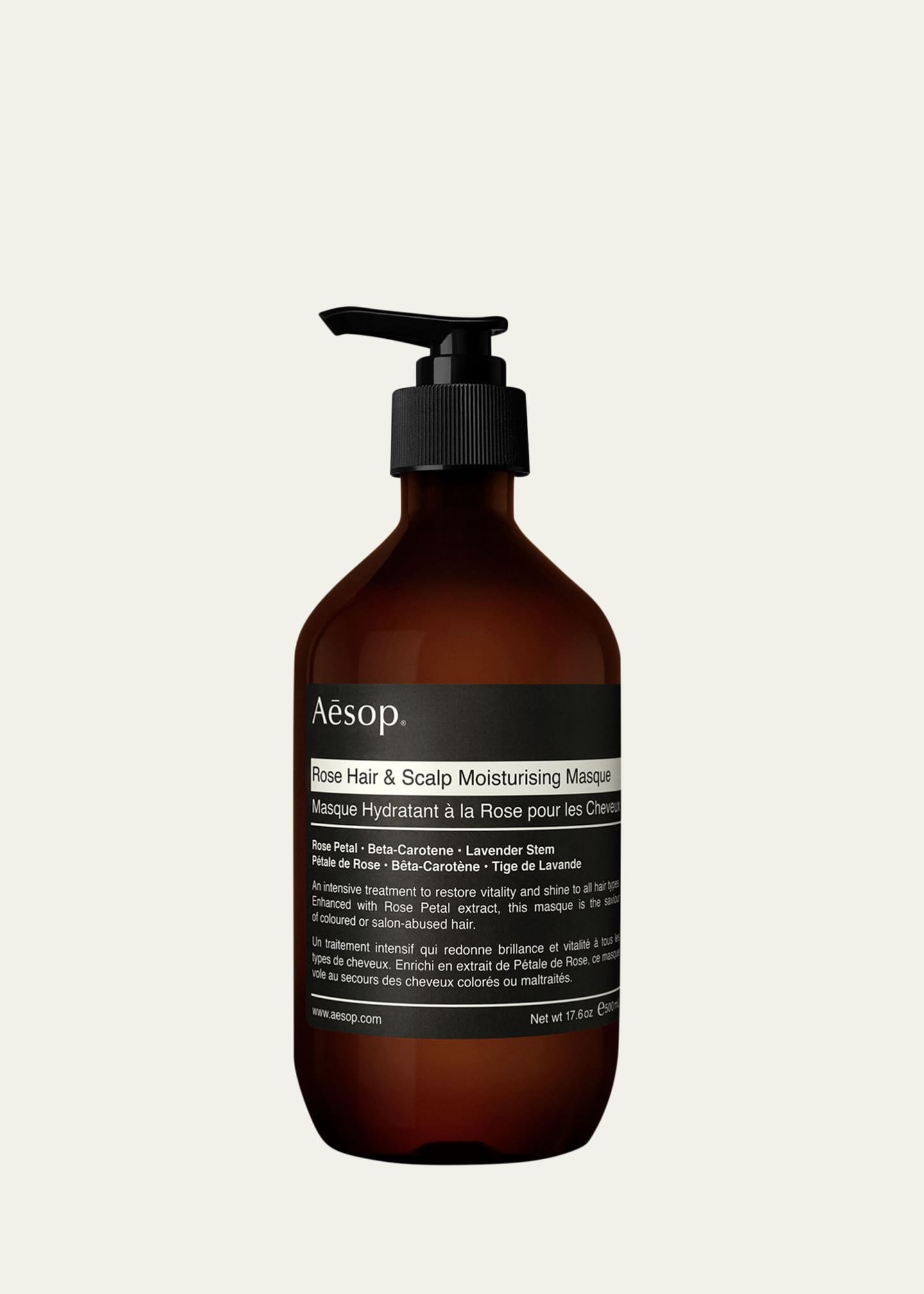 Aesop Rose Hair & Scalp Moisturizing Masque, 16.9 oz. / 500 mL