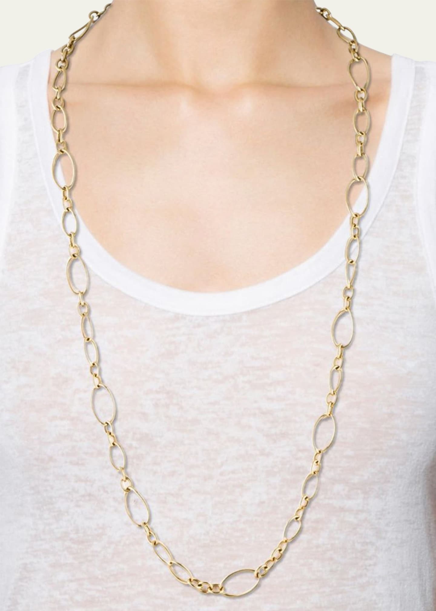 FARAONE MENNELLA by R.F.M.A.S. 18K Yellow Gold Stella Necklace, 36"L Image 2 of 2
