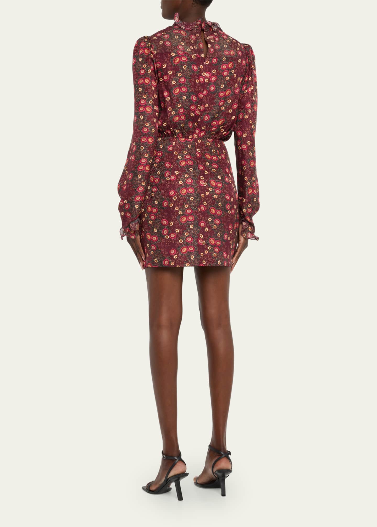 Saloni long sleeve dress discount