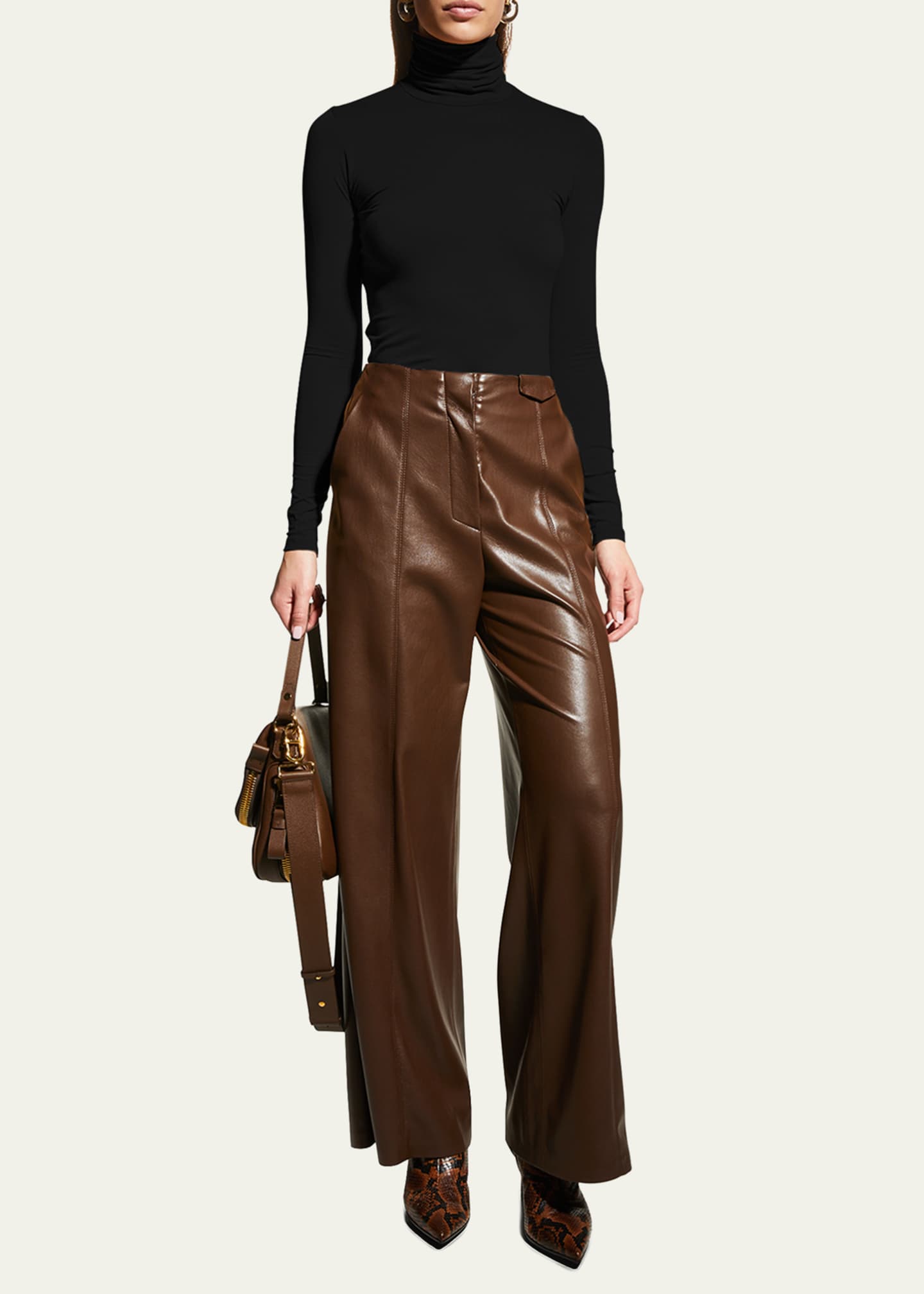 Majestic Filatures Viscose Jersey Turtleneck Image 2 of 5
