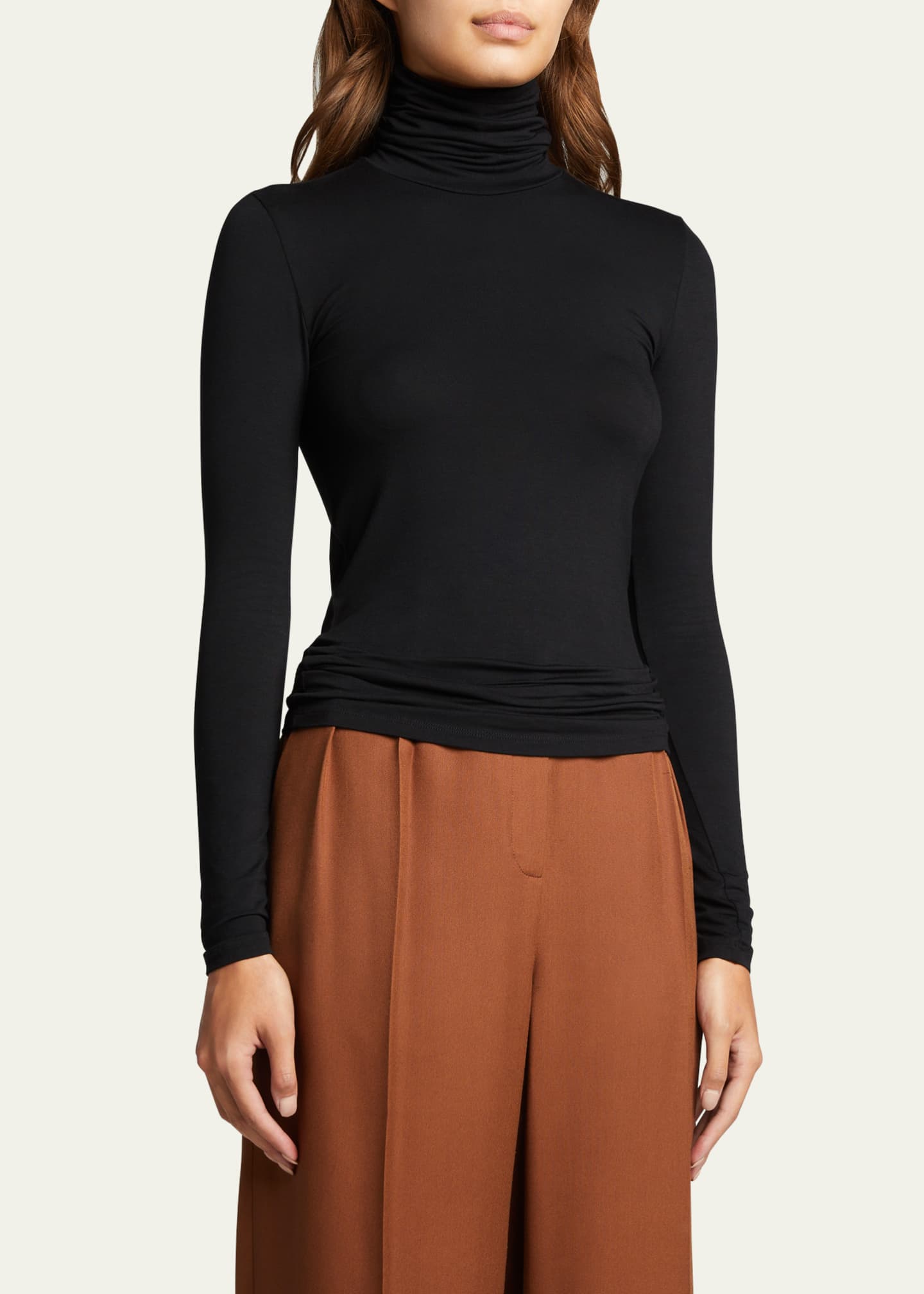 Majestic Filatures Viscose Jersey Turtleneck Image 4 of 5