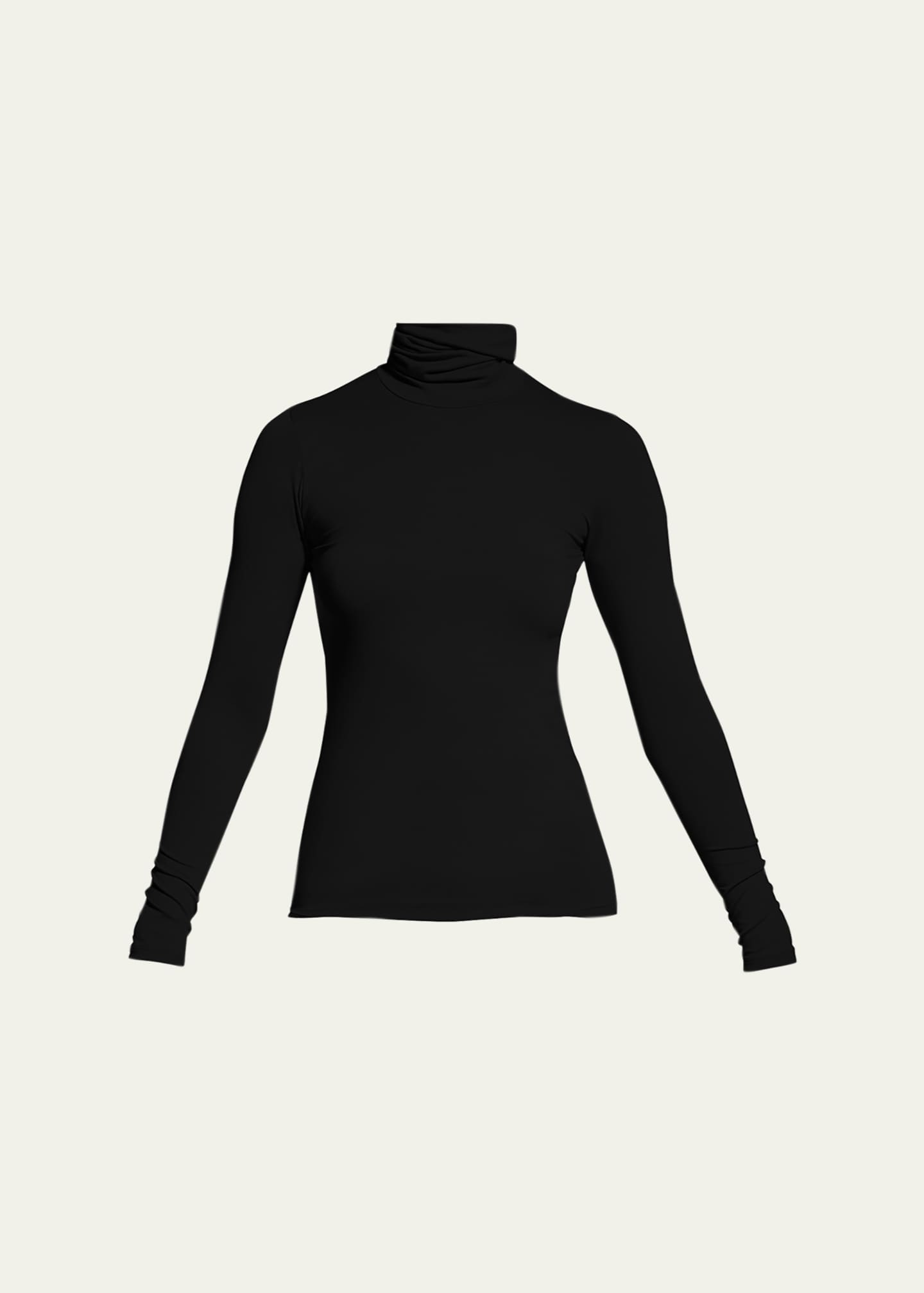 Majestic Filatures Viscose Jersey Turtleneck Image 1 of 5