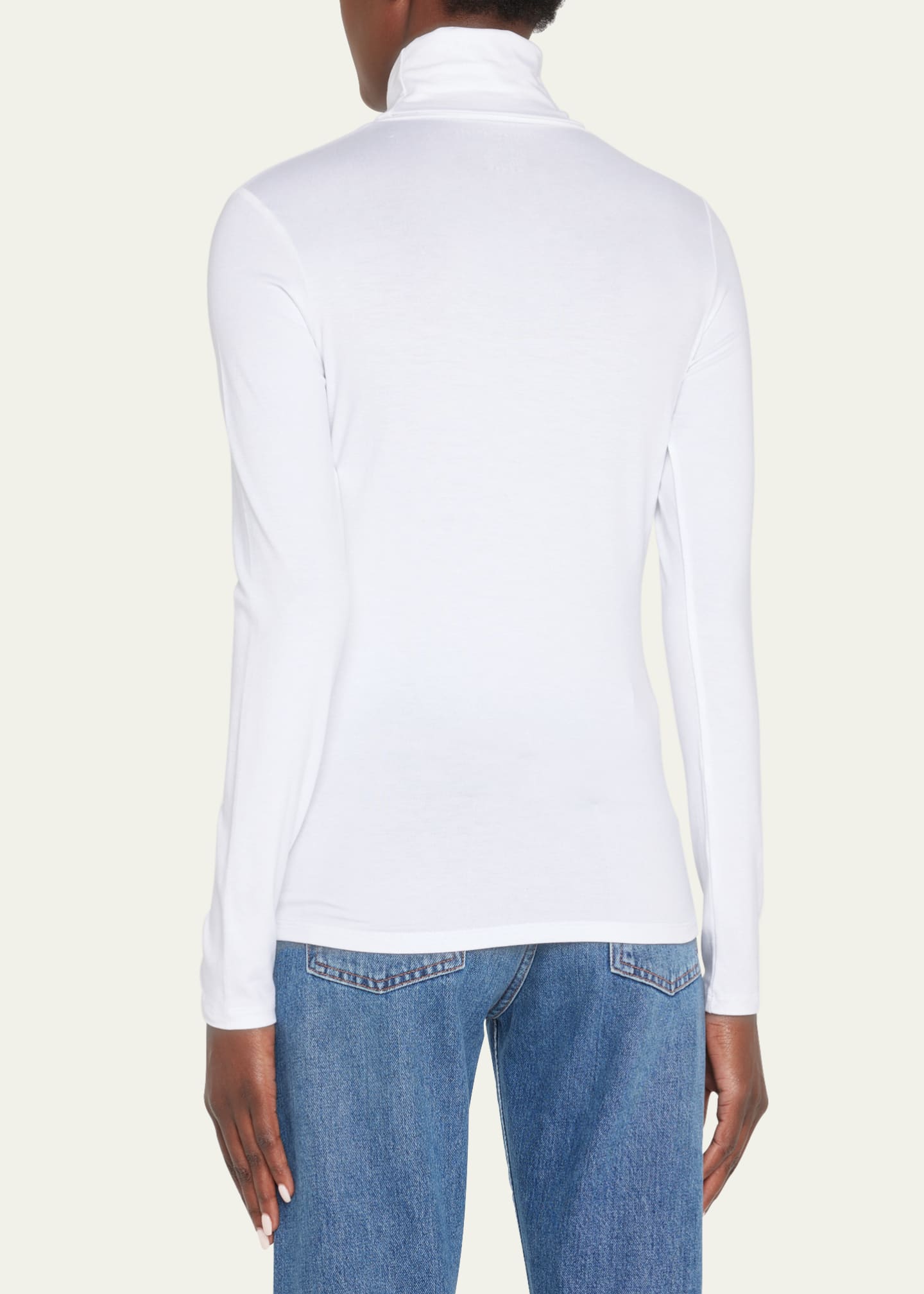Majestic Filatures Viscose Jersey Turtleneck Image 3 of 5