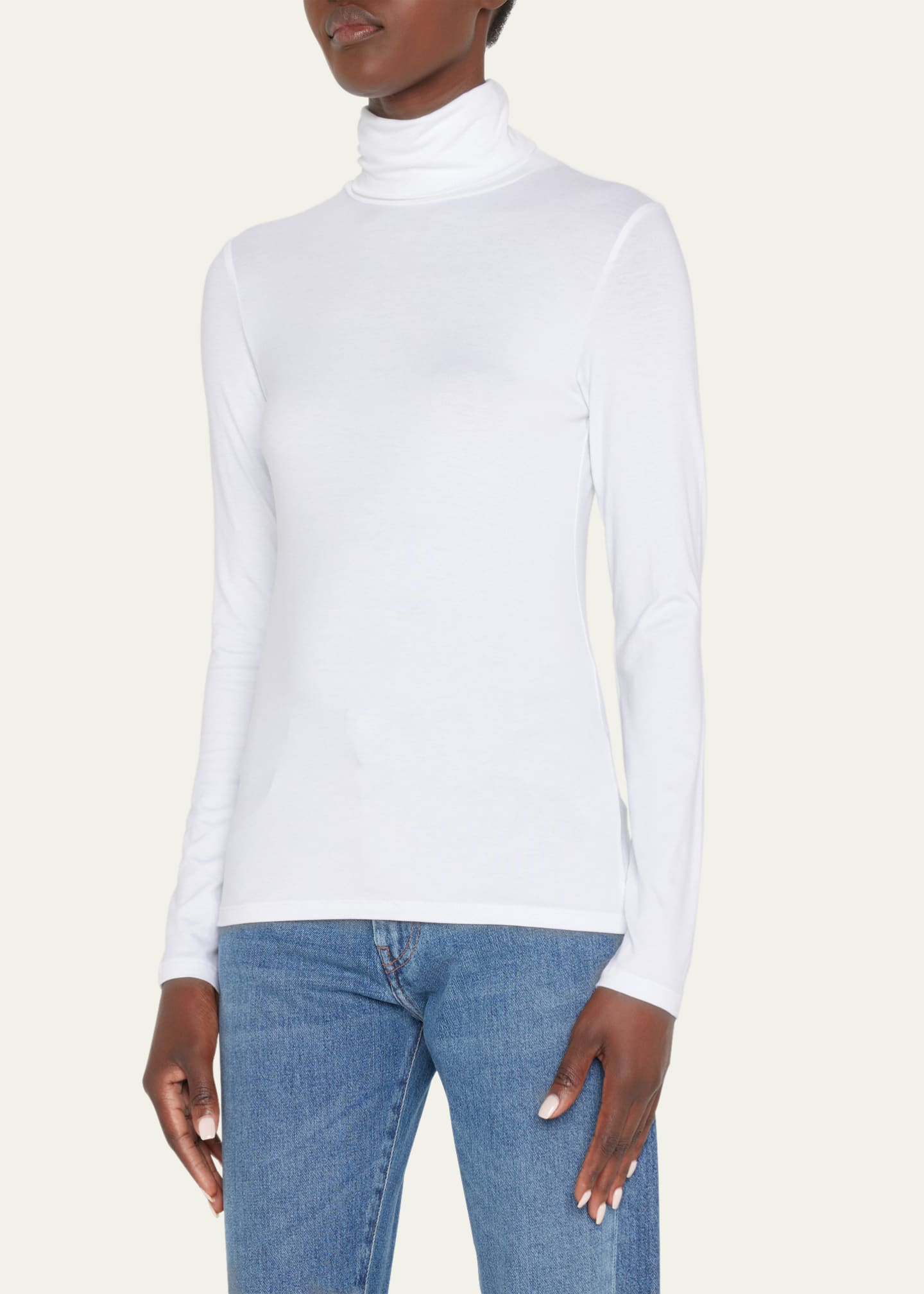 Majestic Filatures Viscose Jersey Turtleneck Image 4 of 5