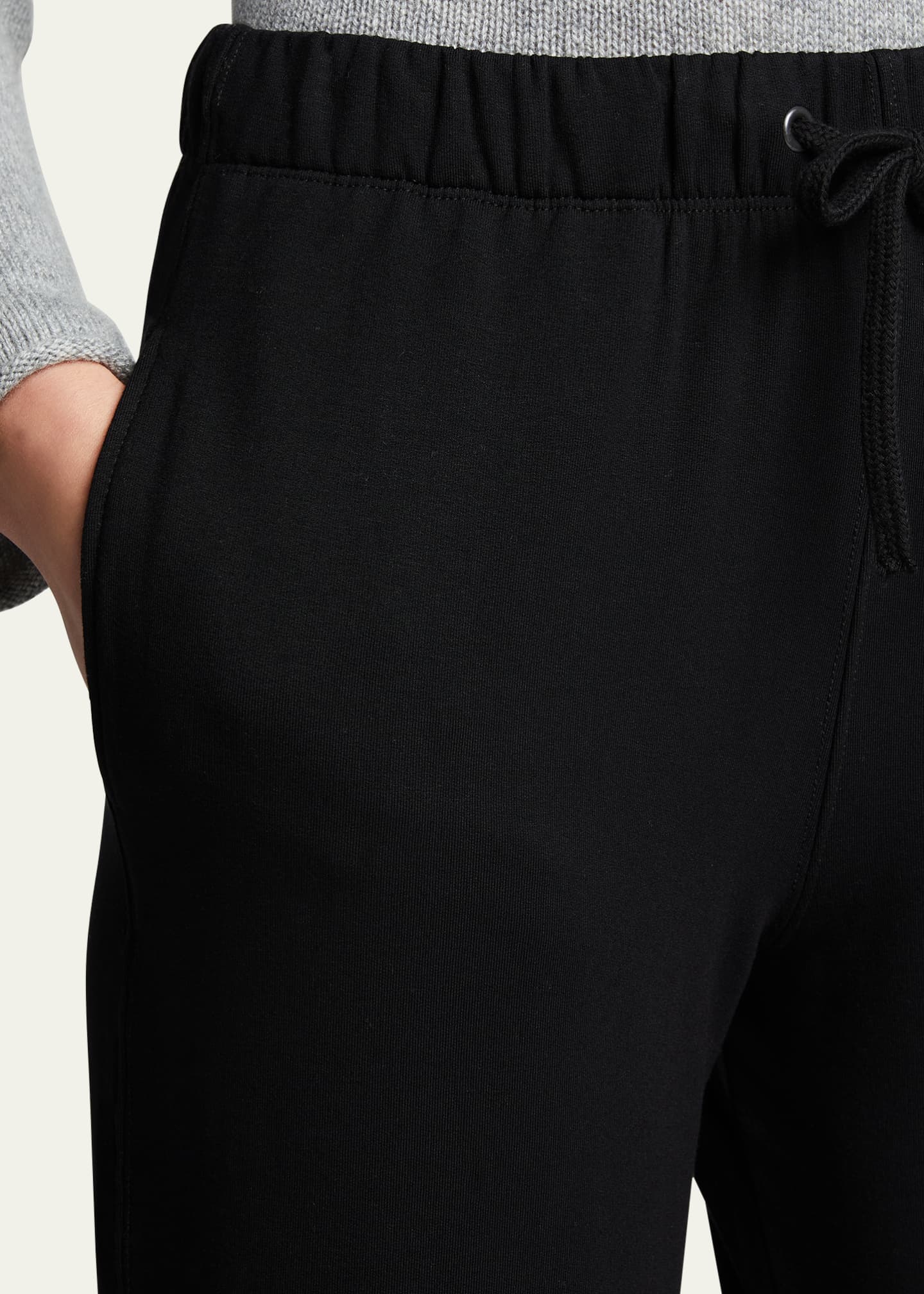 Majestic Filatures Drawstring French Terry Pants with Rolled Hem Image 5 of 5