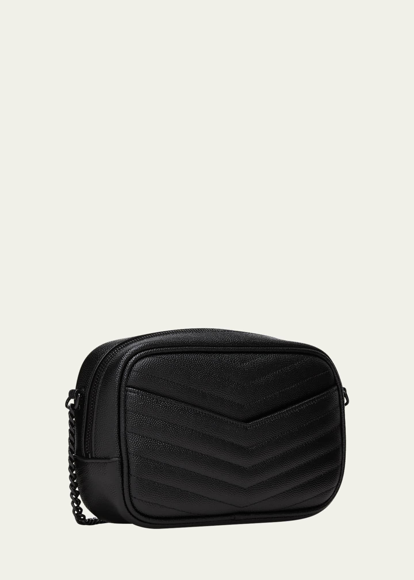 Saint Laurent Lou Mini Quilted Leather Camera Bag