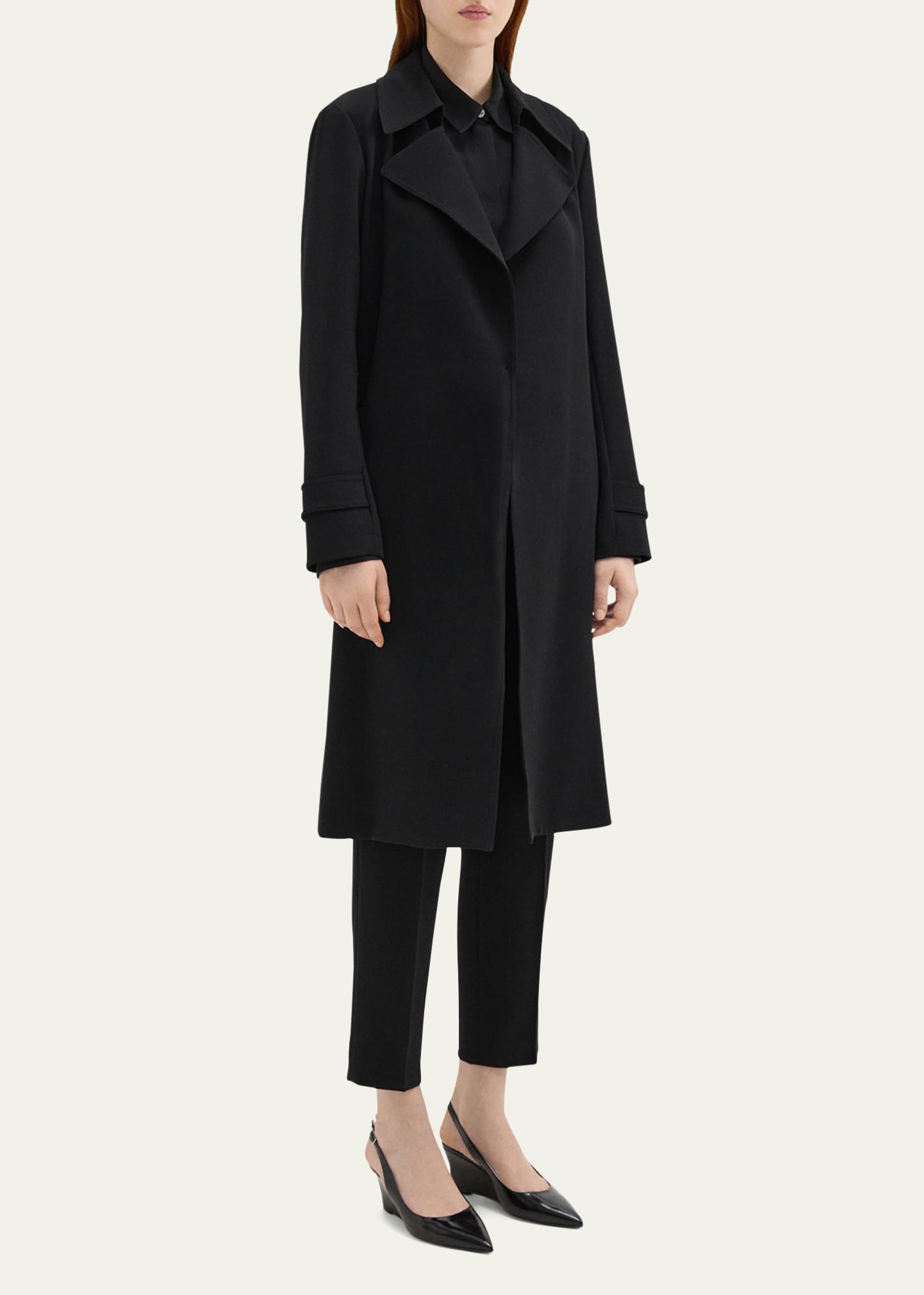Theory oaklane trench coat shop