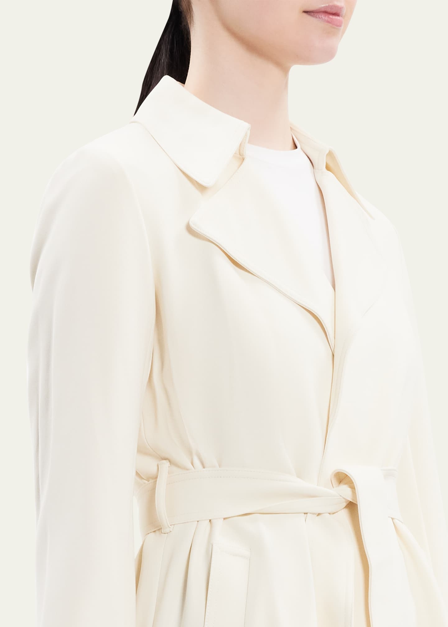 Theory oaklane deals b trench coat