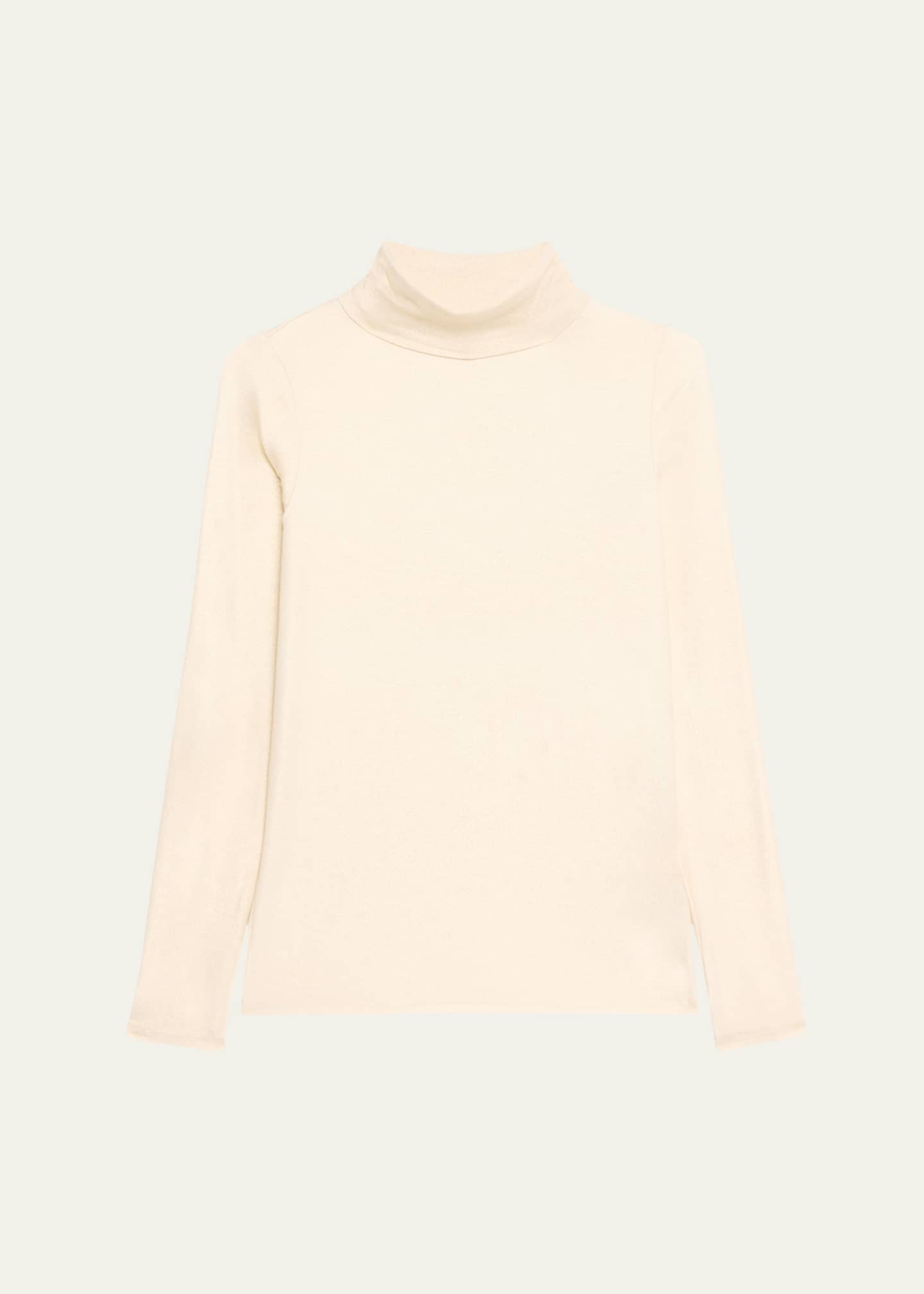 Majestic Filatures Metallic Long Sleeve Turtleneck Top Bergdorf Goodman