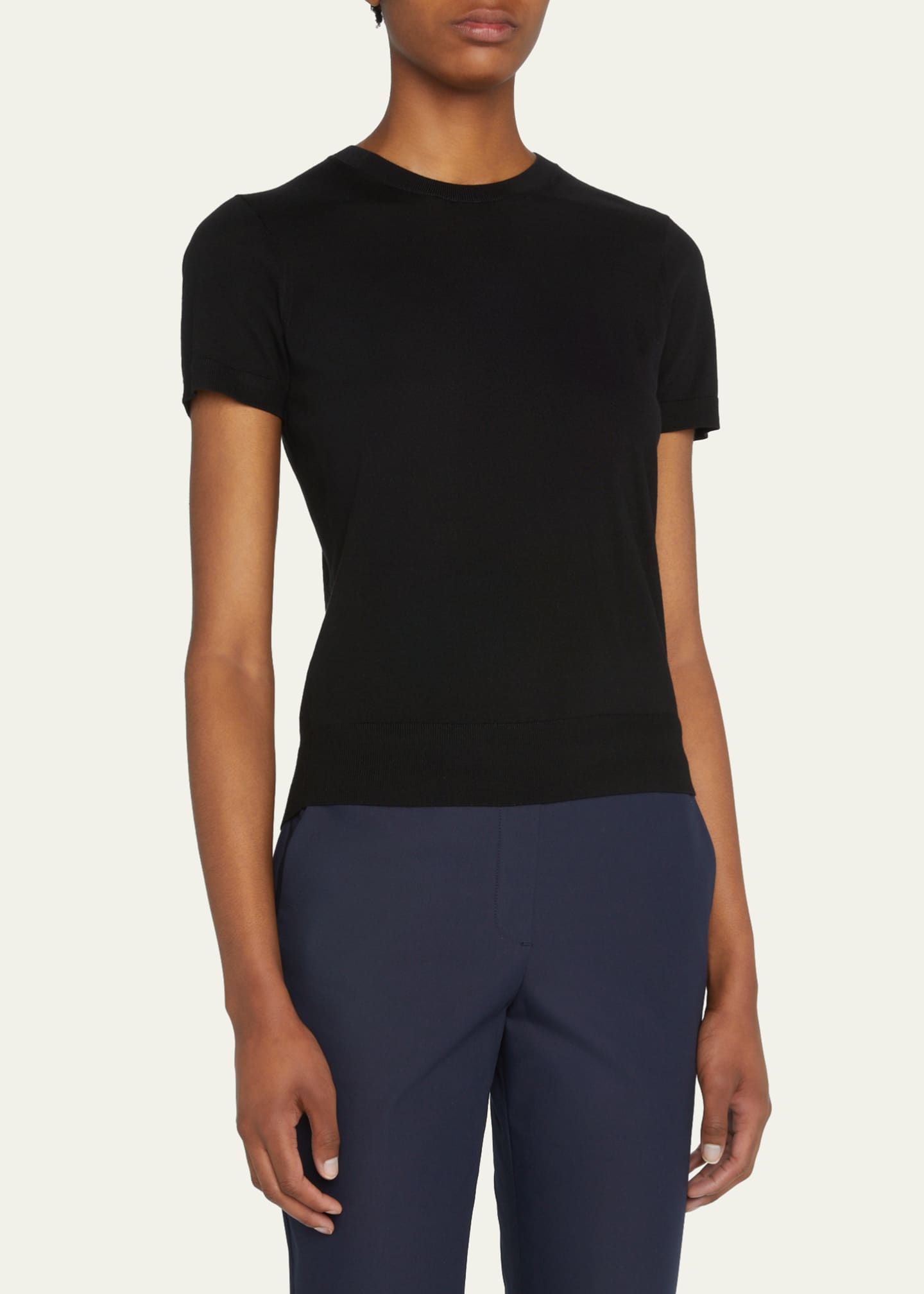 Theory short deals sleeve sweater