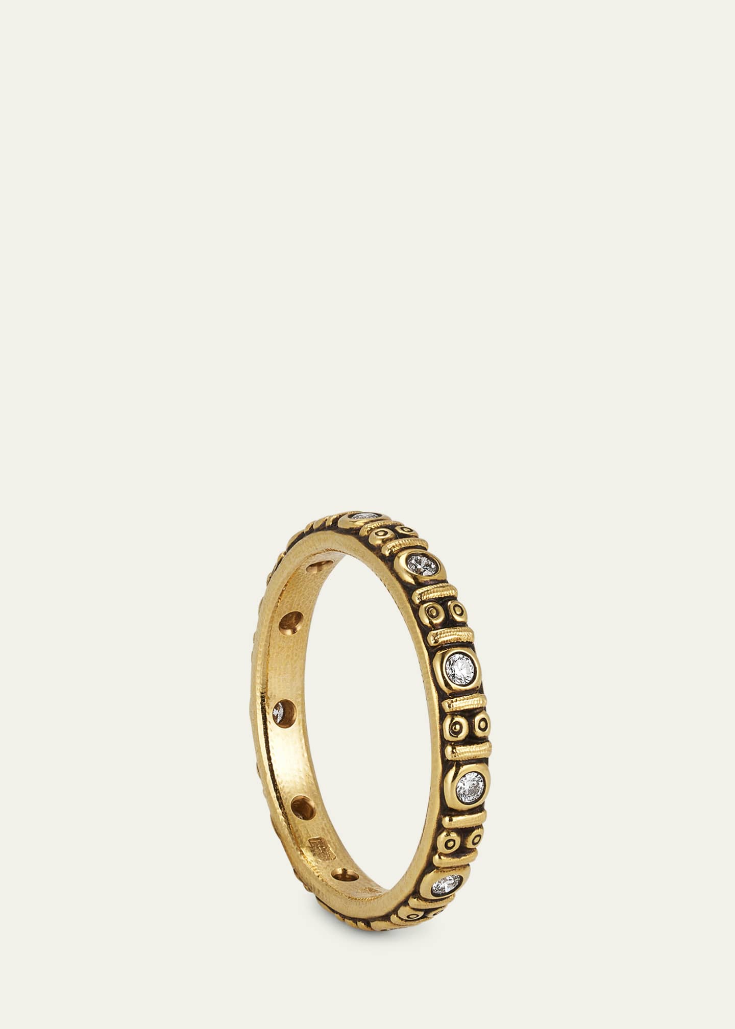 Alex Sepkus 18K Diamond Circle Band Ring Image 3 of 4
