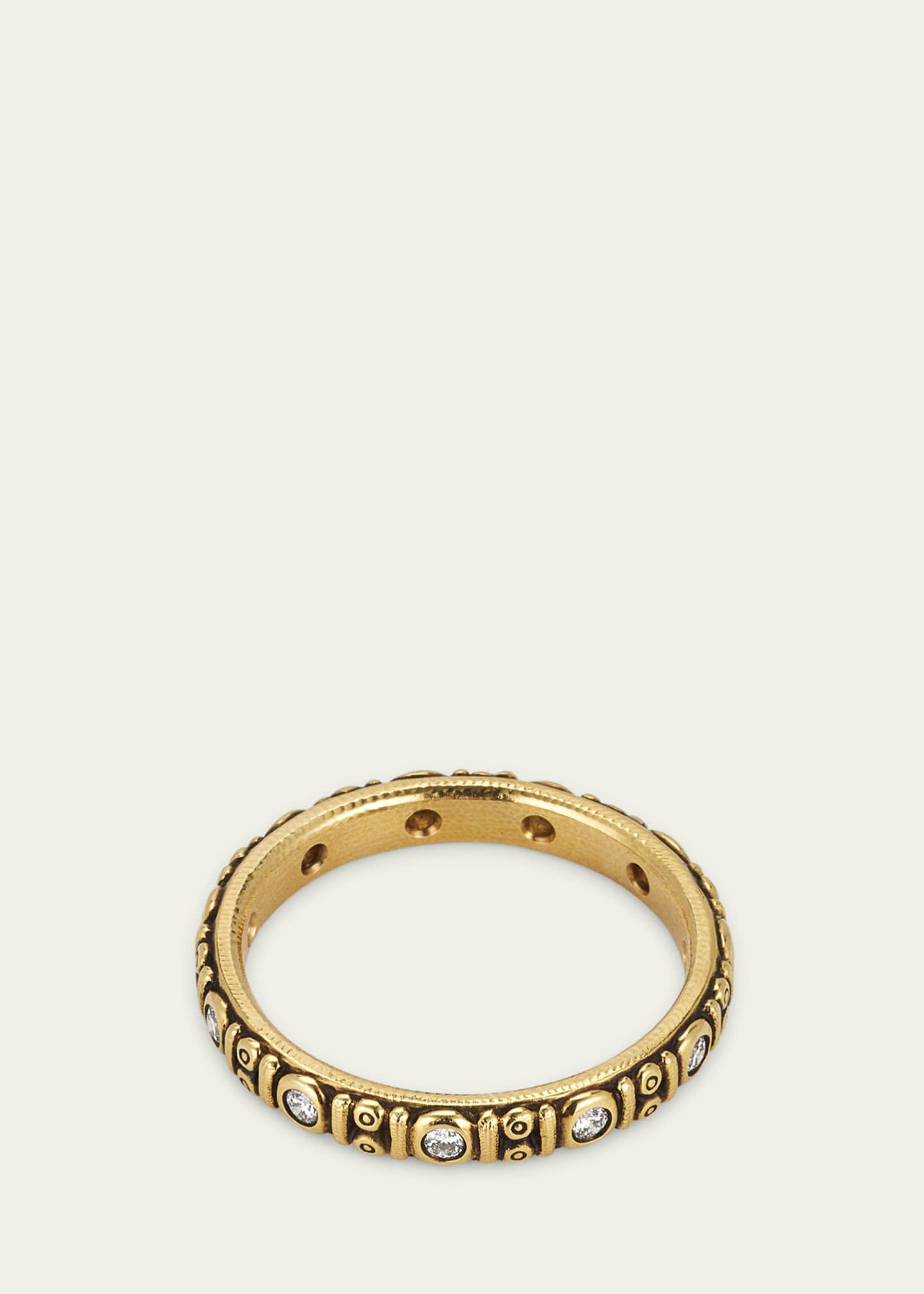 Alex Sepkus 18K Diamond Circle Band Ring Image 4 of 4