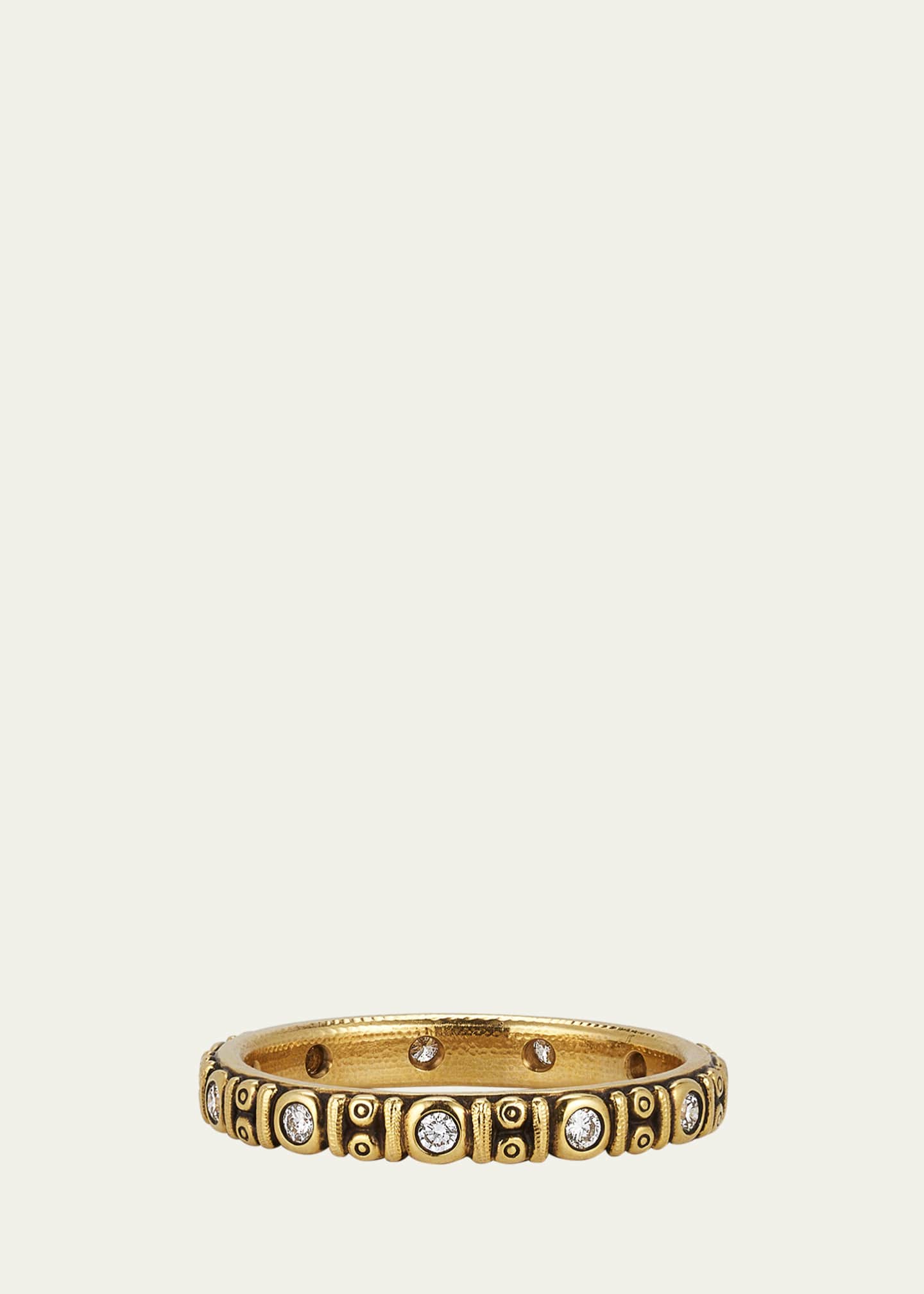 Alex Sepkus 18K Diamond Circle Band Ring Image 1 of 4