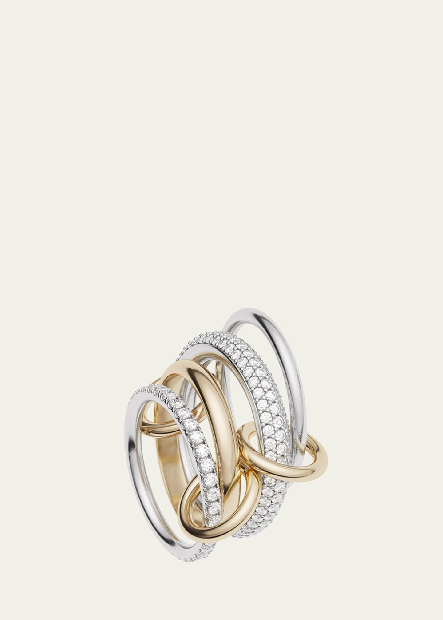 Spinelli Kilcollin Vega Blanc Two-Tone Ring w/ Diamonds Image 2 of 2
