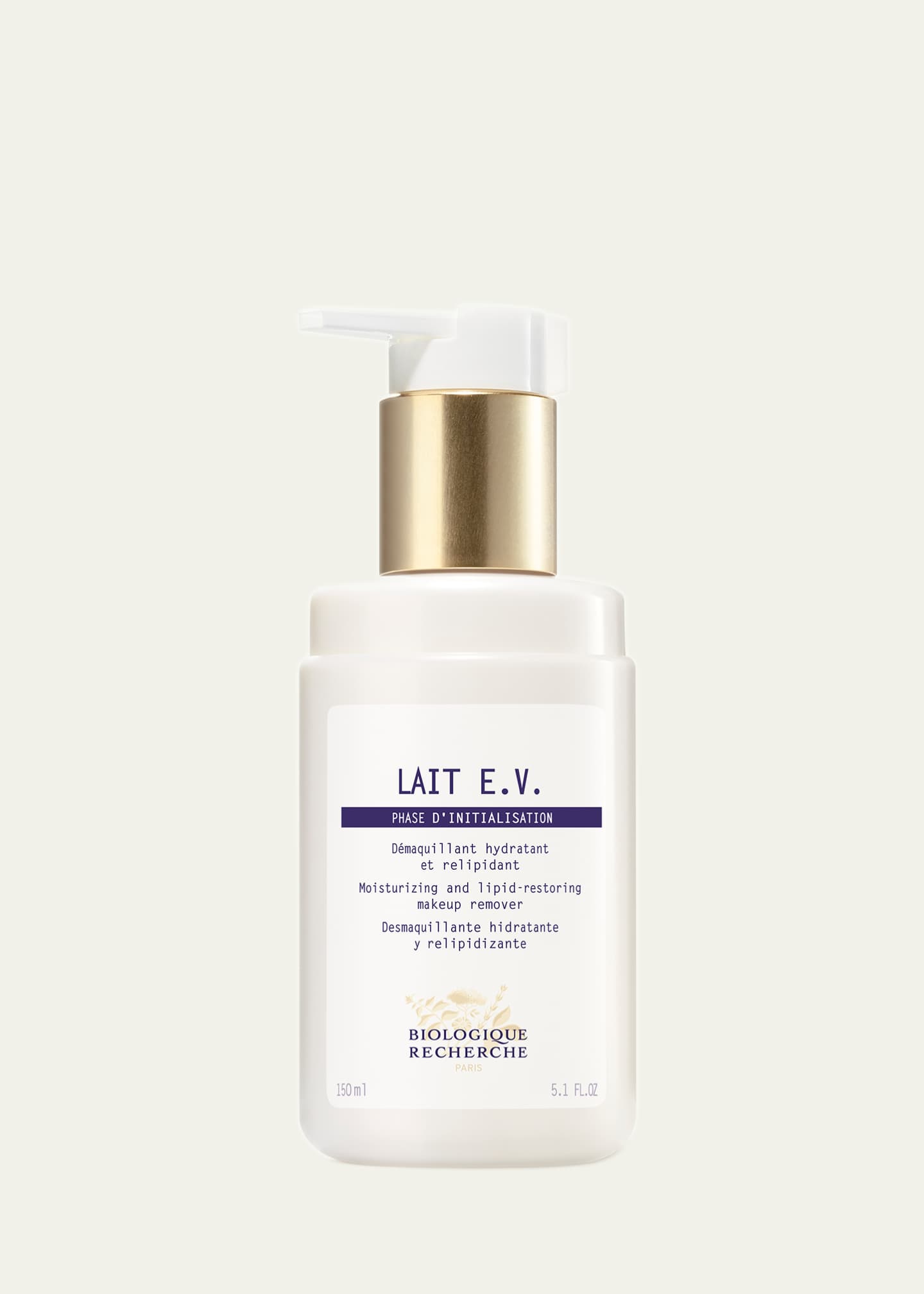 Biologique Recherche Lait E.V Moisturizing Cleansing Milk For Dehydrated Skin, 5.1 oz.