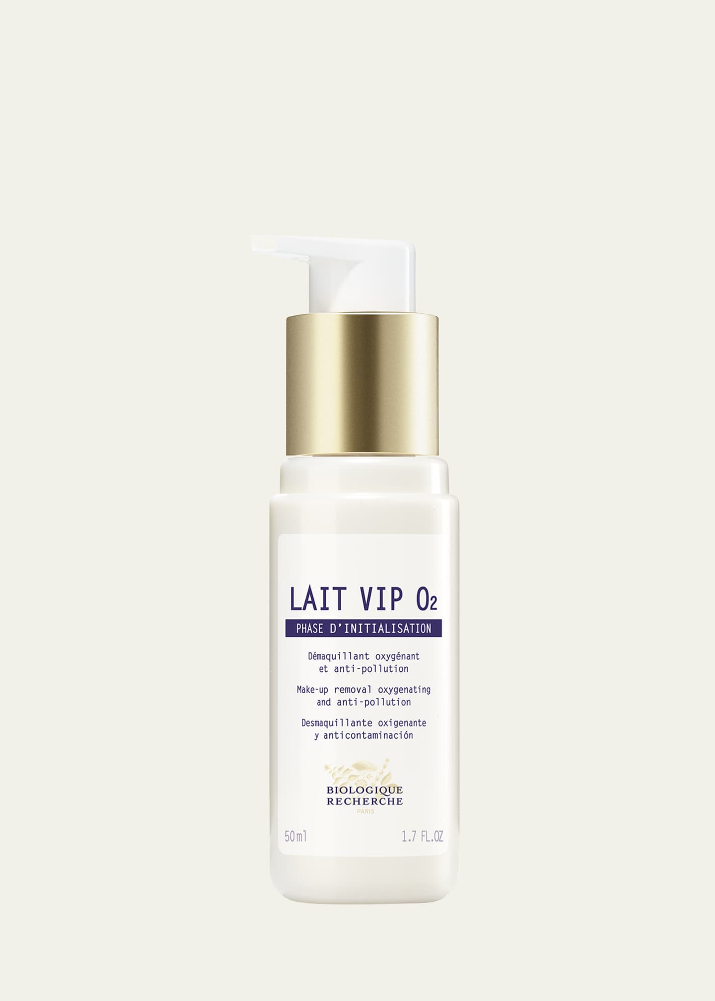 Biologique Recherche Lait VIP O2 Brightening Cleansing Milk For Devitalized Skin, 1.7 oz.