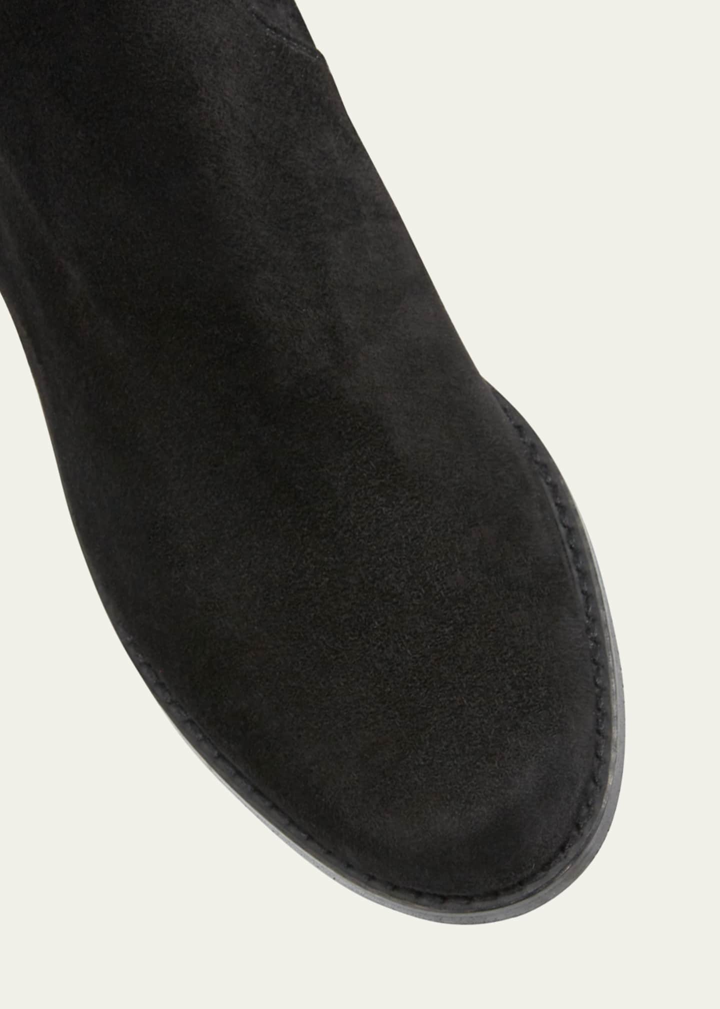 Stuart Weitzman Reserve Stretch-Suede Knee Boots Image 3 of 3