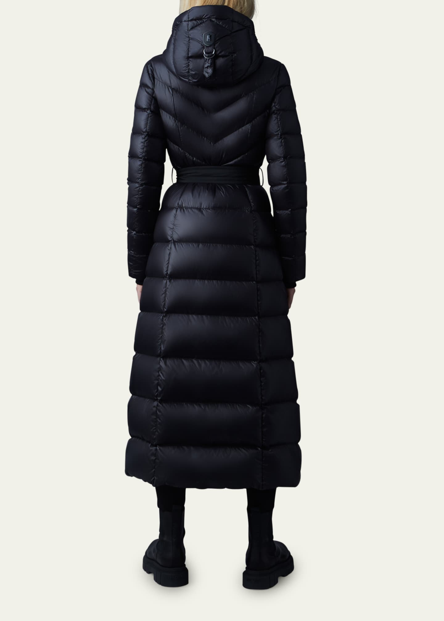 Mackage Calina Zip-Front A-Line Down Coat - Bergdorf Goodman