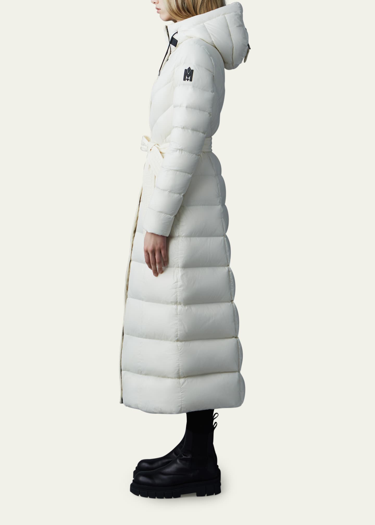 Mackage Calina Zip-Front A-Line Down Coat - Bergdorf Goodman