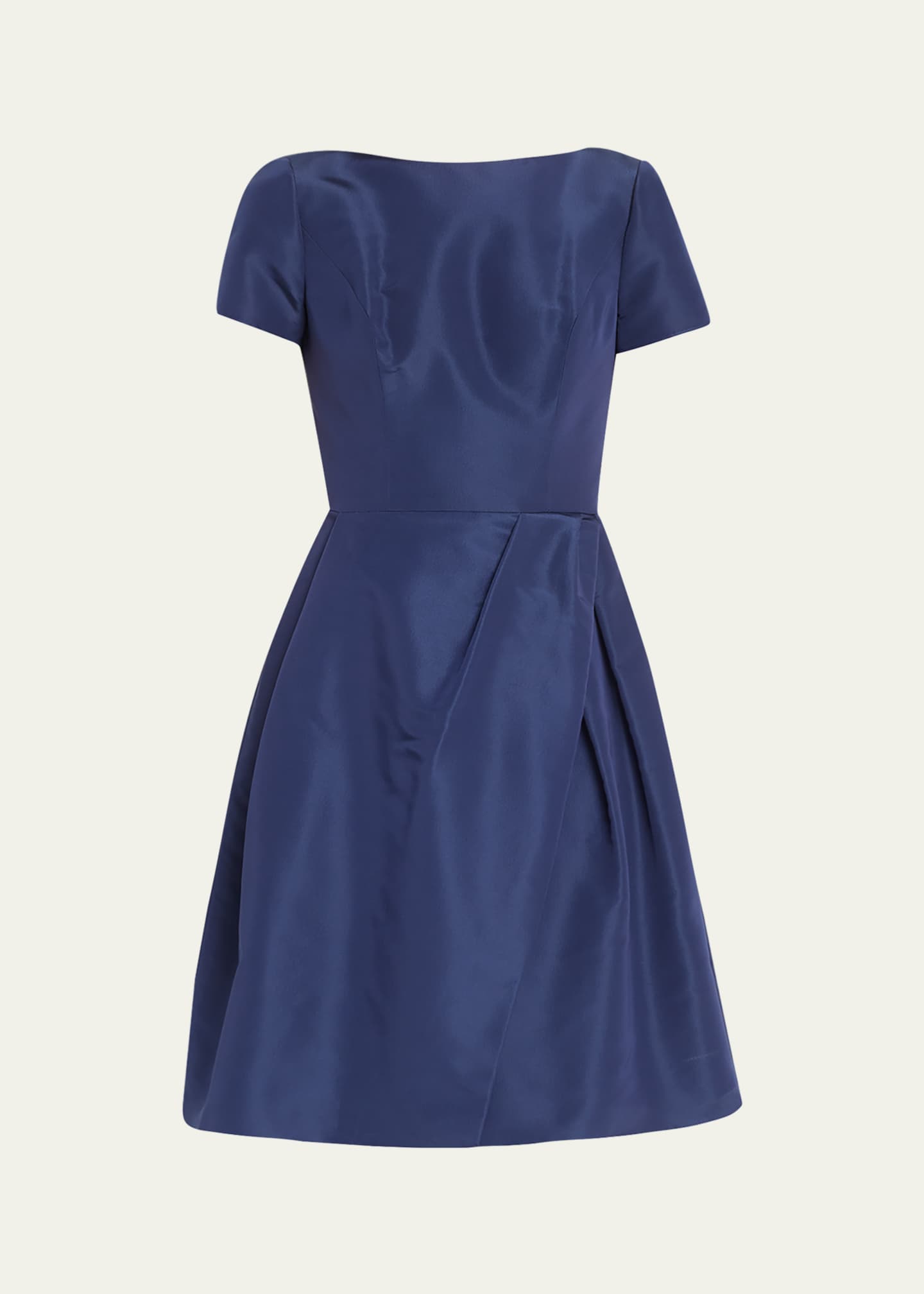 Carolina Herrera Icon Bateau Neck Short-Sleeve Dress Image 1 of 5