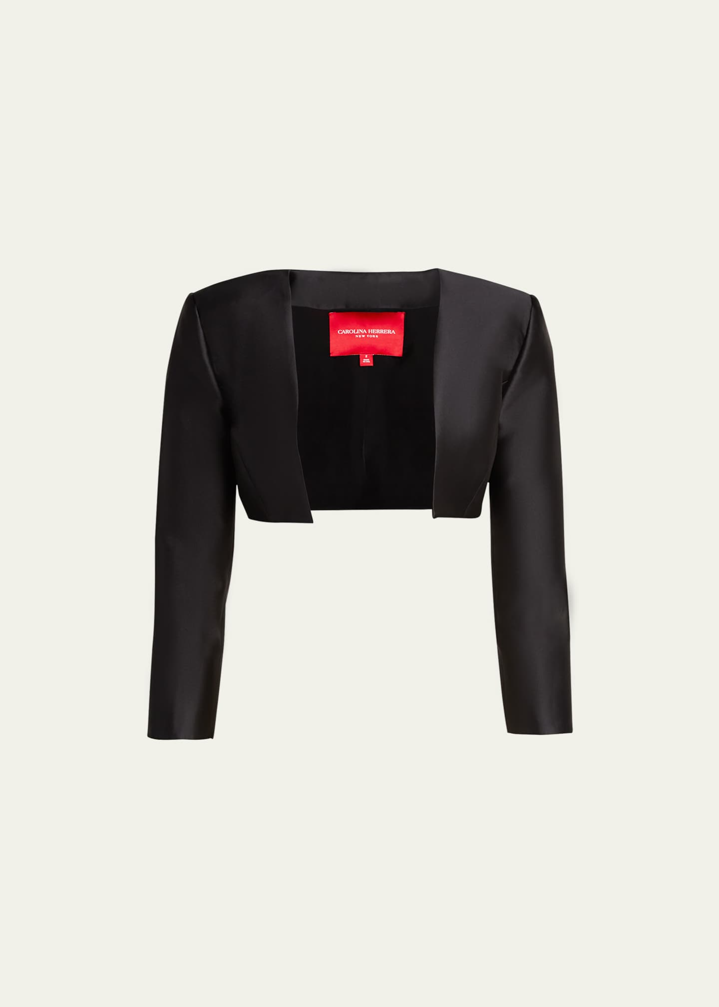 Carolina Herrera Icon Mikado Bolero Jacket Image 1 of 3