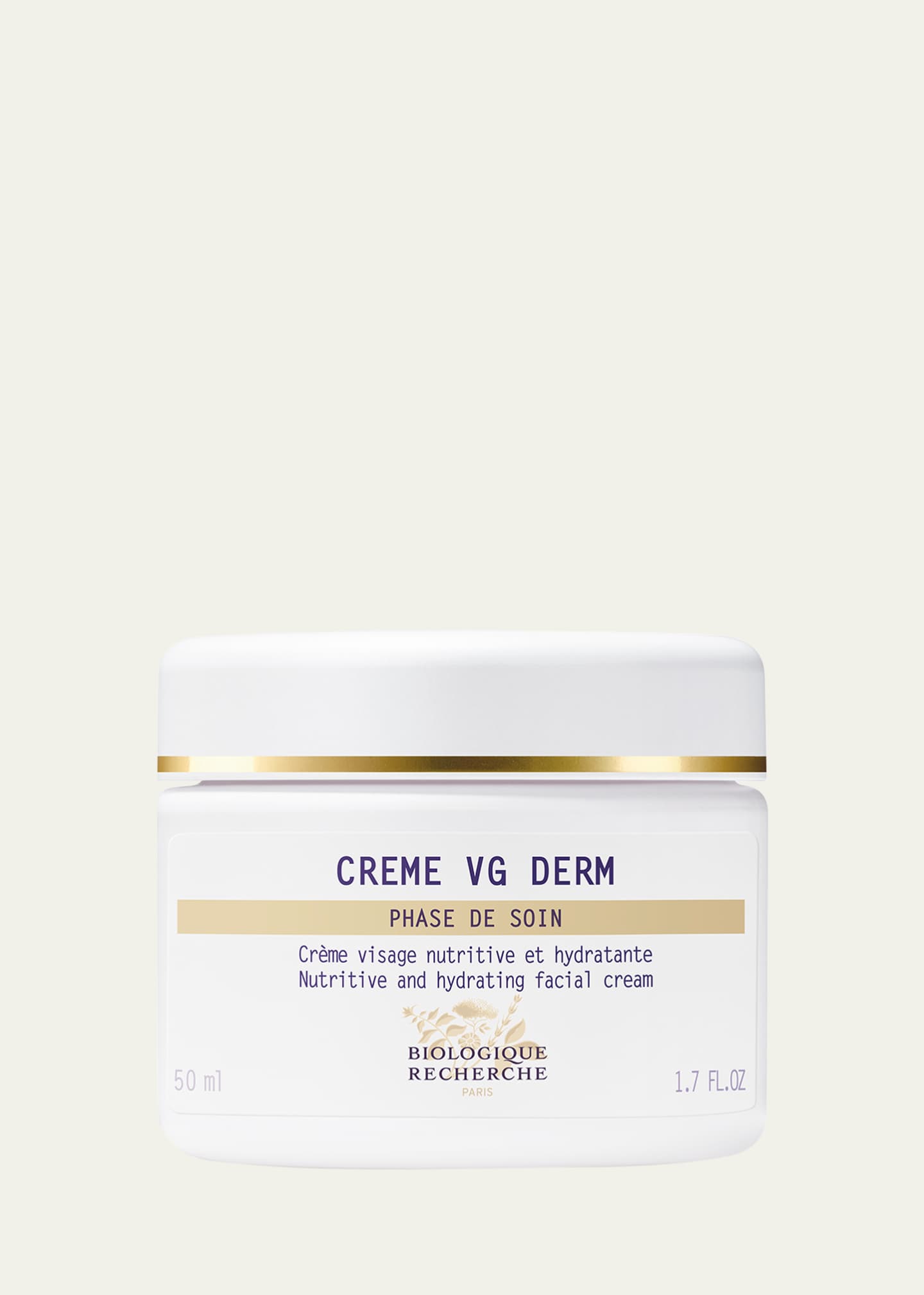Biologique Recherche Creme Vg Derm Hydrating and Nourishing Cream, 1.7 oz.