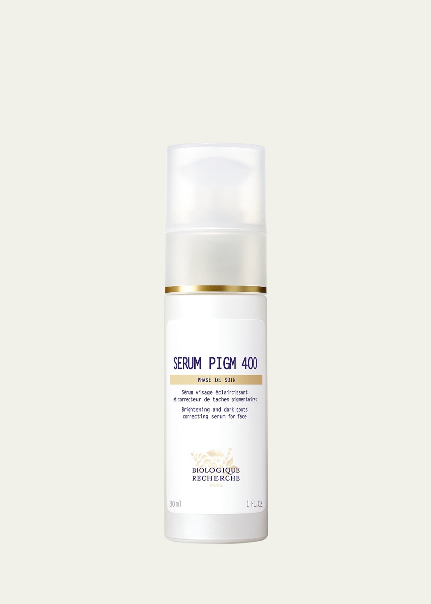 Biologique Recherche Serum PIGM 400 Brightening and Dark Spot Correcting Serum, 1 oz.