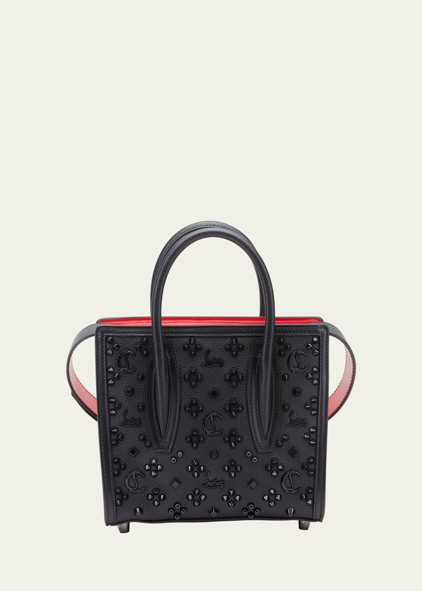 Christian Louboutin Paloma Mini in Leather with Loubinthesky Spikes -  Bergdorf Goodman