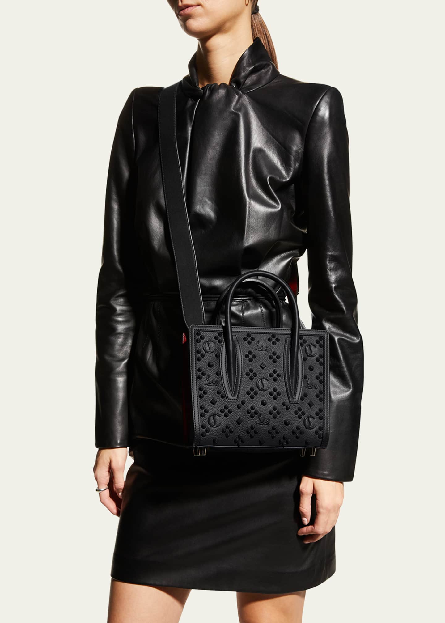 Christian Louboutin Paloma Mini in Leather with Loubinthesky Spikes Image 5 of 5