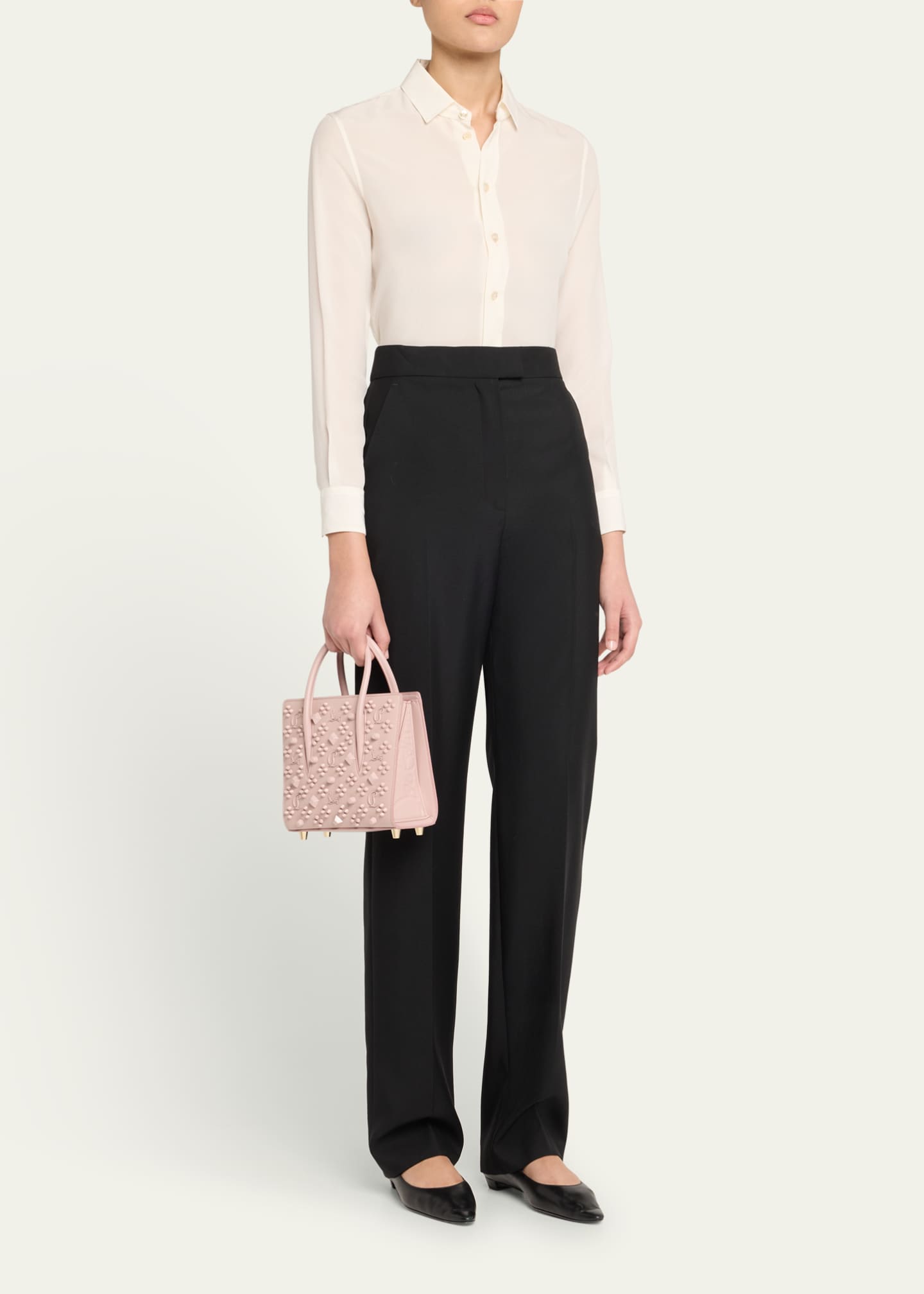 Christian Louboutin Paloma Mini in Leather with Loubinthesky Spikes Image 5 of 5