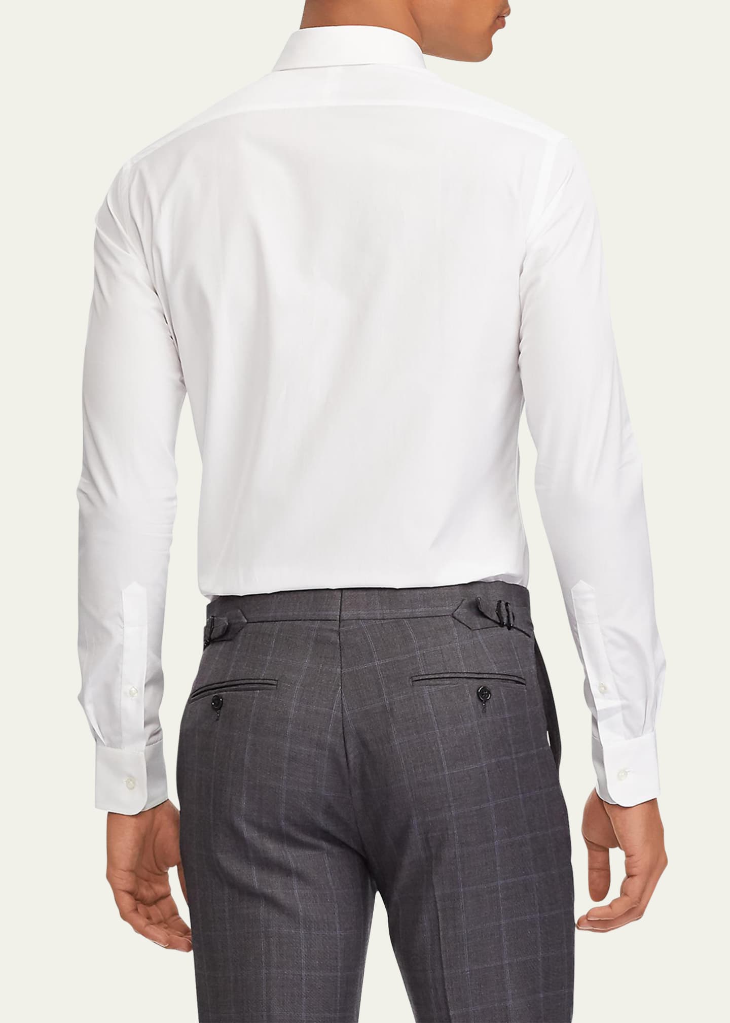 Ralph Lauren Purple Label Men's Aston Solid Poplin Sport Shirt Image 4 of 4