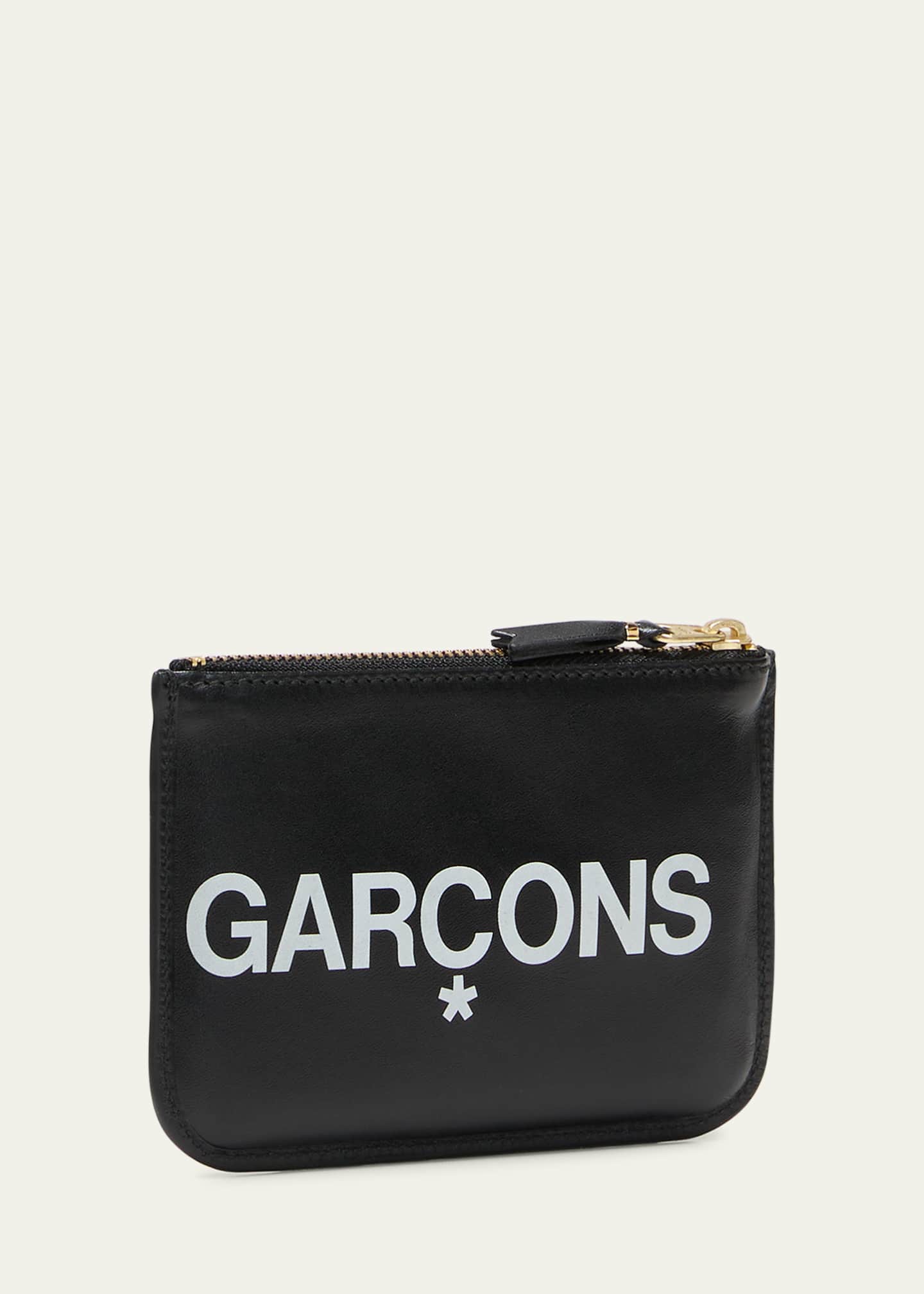 Comme des Garcons Men's Huge-Logo Leather Zip Wallet - Bergdorf ...
