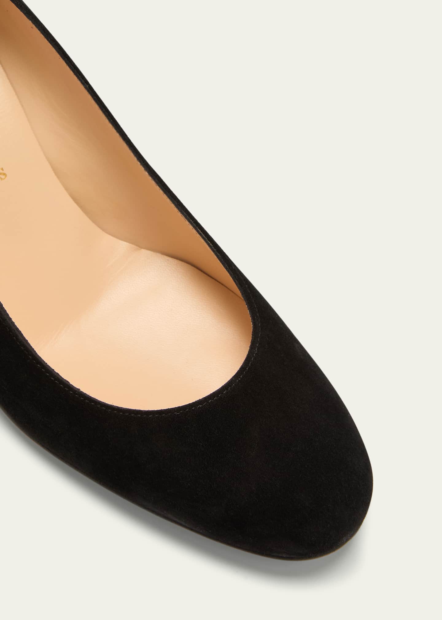 Christian louboutin suede pumps sales