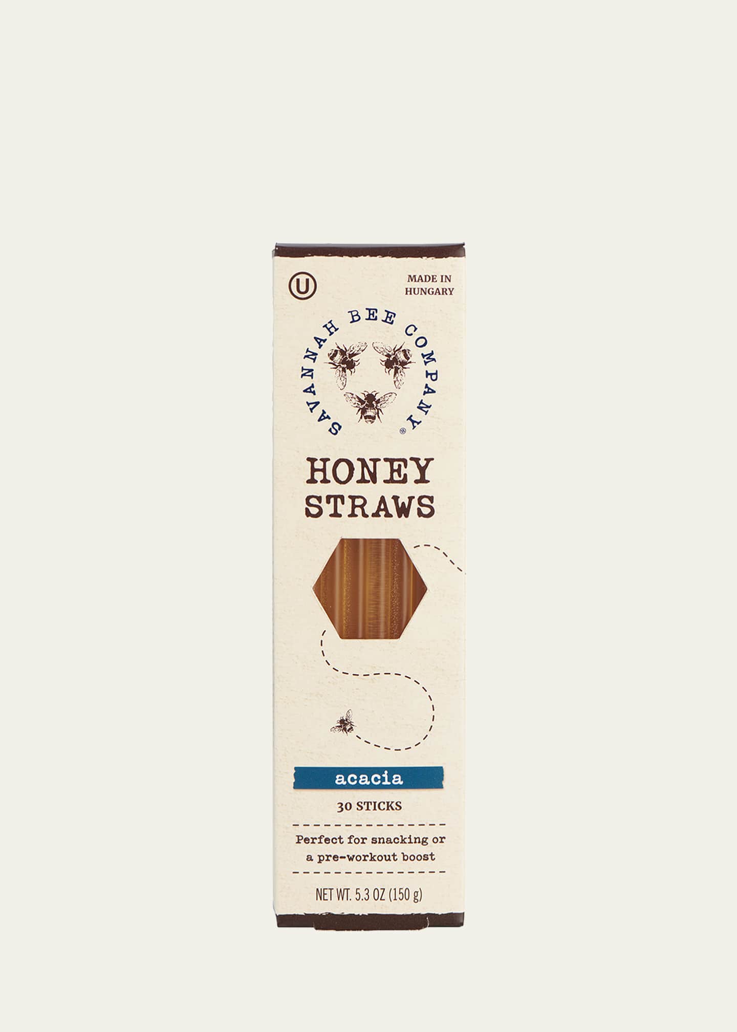 Savannah Bee Company 30 Pack Honey Straws Image 1 of 2