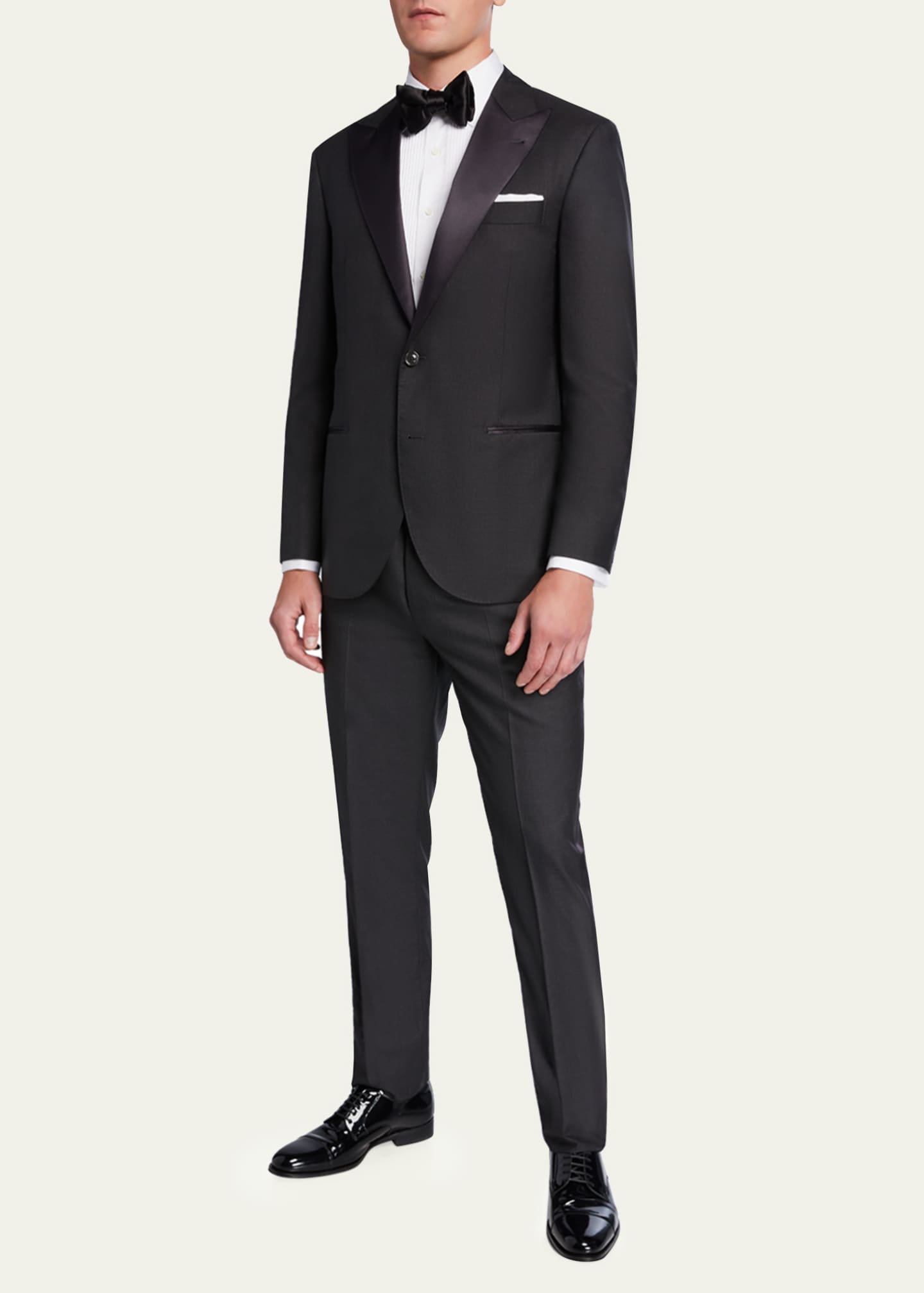 Brunello Cucinelli Men's Peak-Lapel Two-Piece Tuxedo Suit