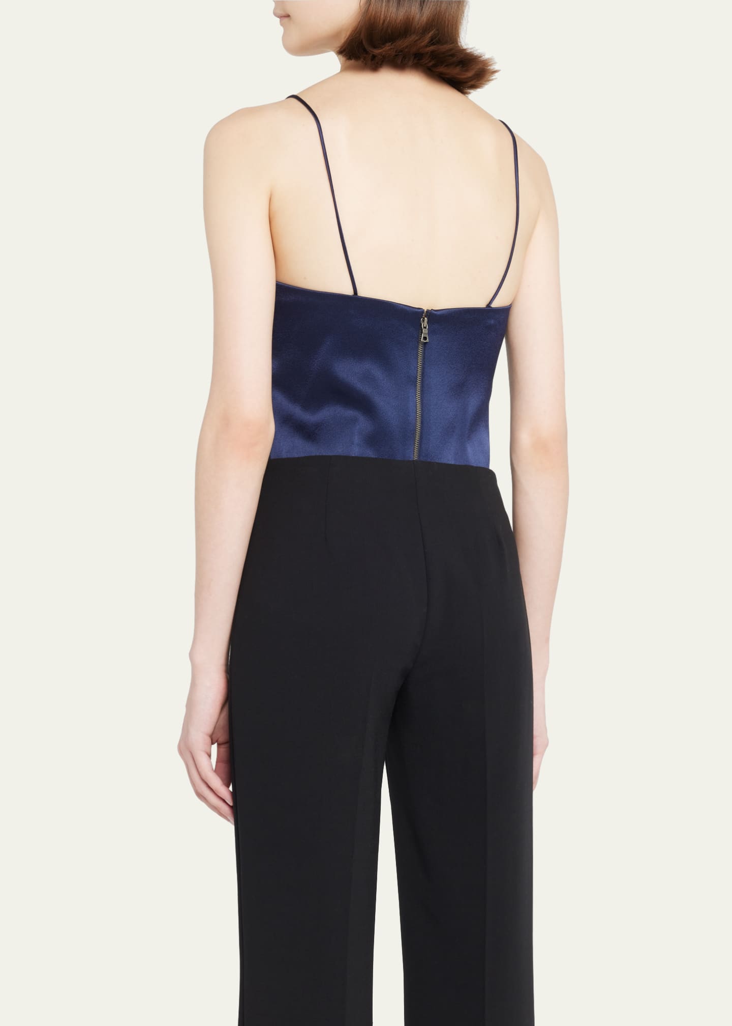 Alice + Olivia Harmon Satin Bodysuit Image 3 of 5