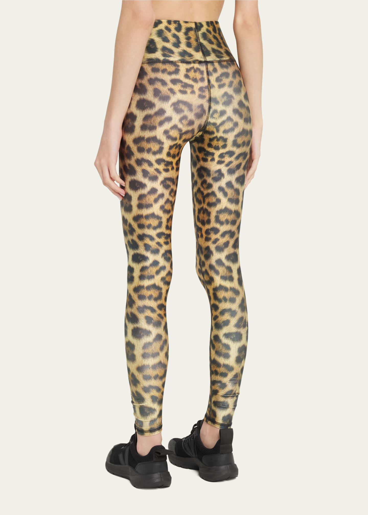 Terez Leopard Goals Hi Shine Leggings Bergdorf Goodman