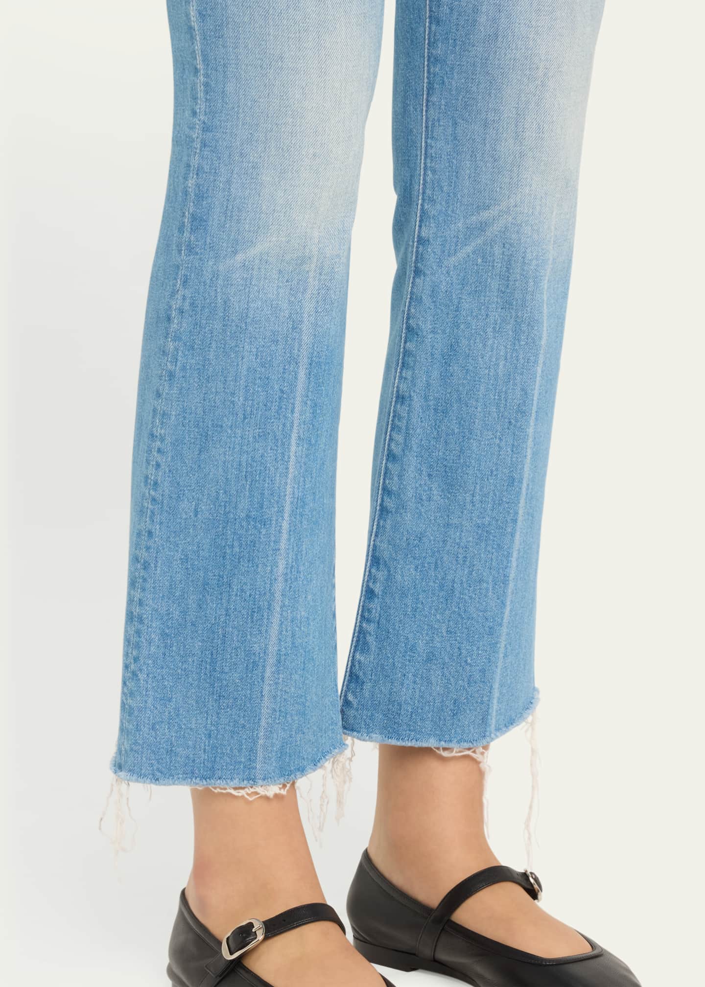 MOTHER The Hustler Ankle Fray Straight-Leg Jeans Image 5 of 5
