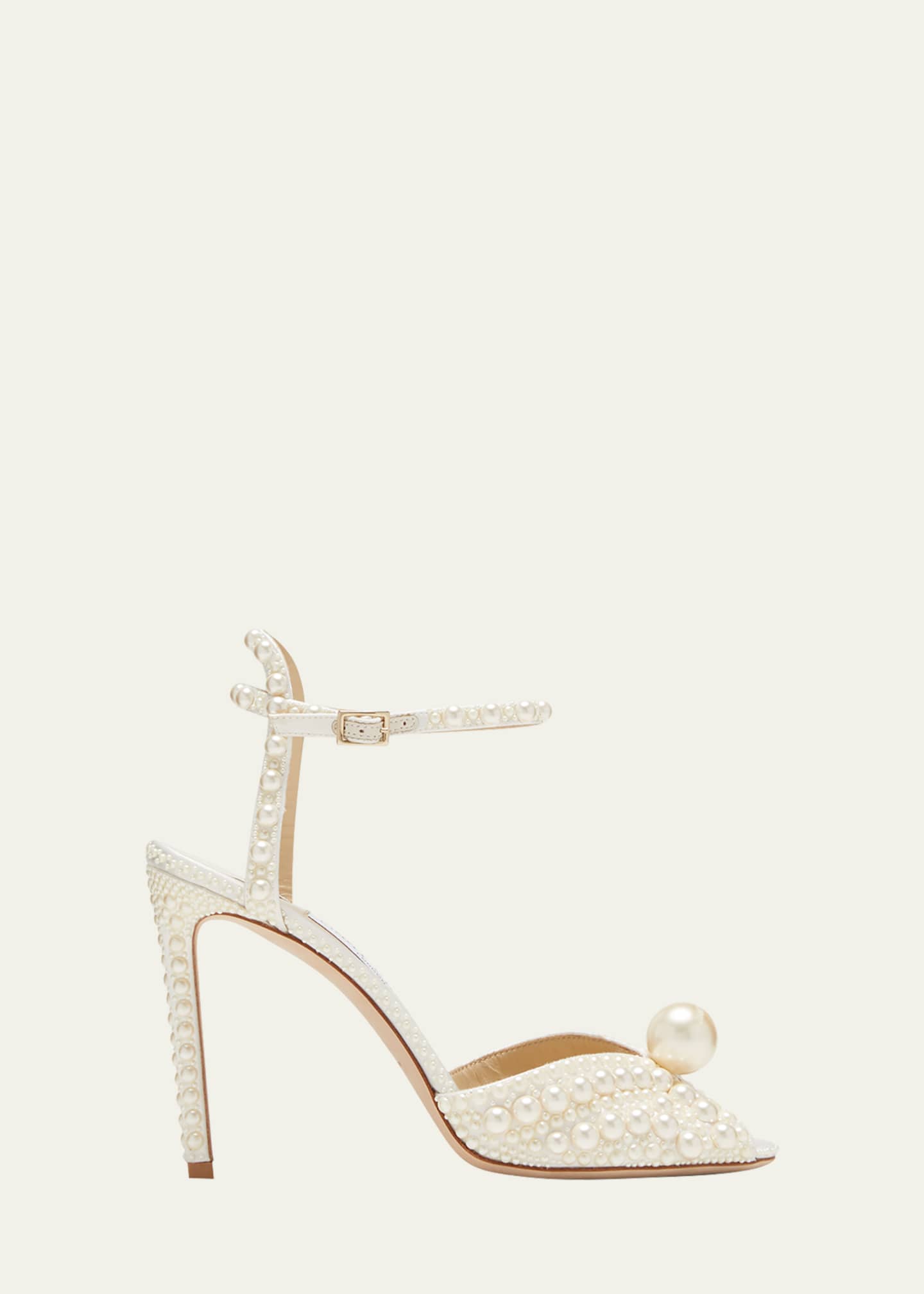 Jimmy Choo Sacora Faux Pearl Sandals - Bergdorf Goodman