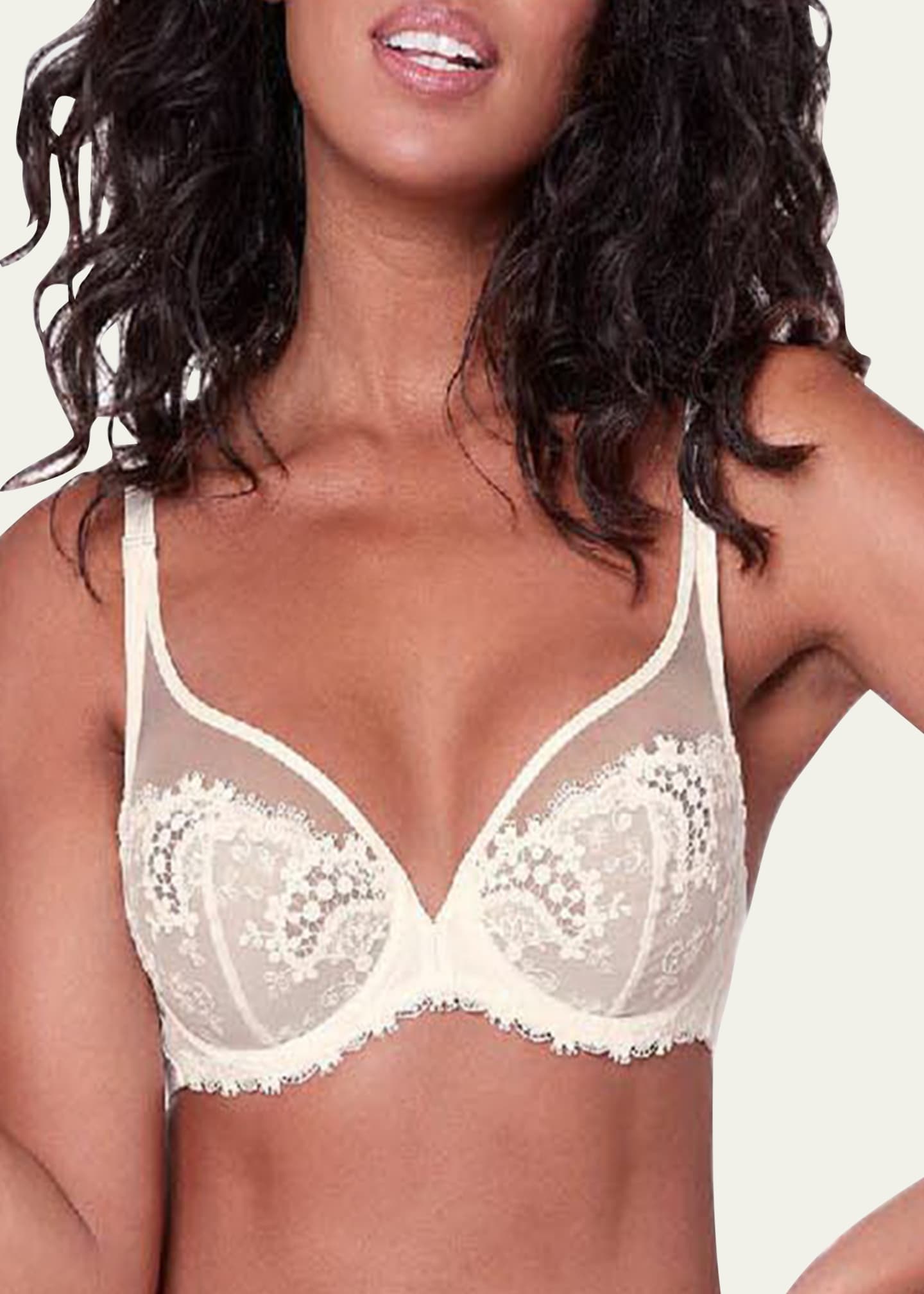Simone Perele Wish Sheer Plunge Bra Image 2 of 2