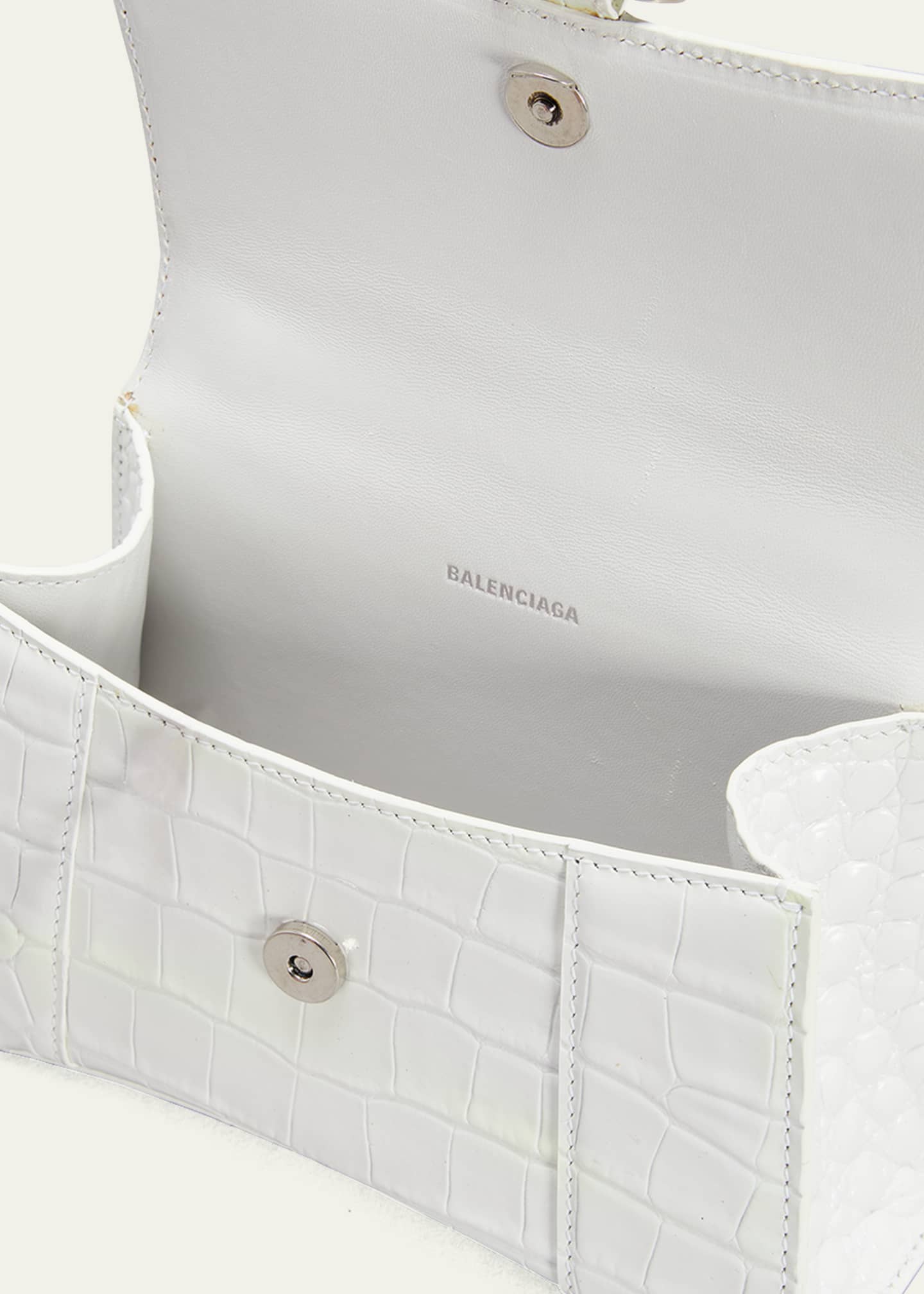 Balenciaga Hourglass XS BB Monogram Top-Handle Bag - Bergdorf Goodman