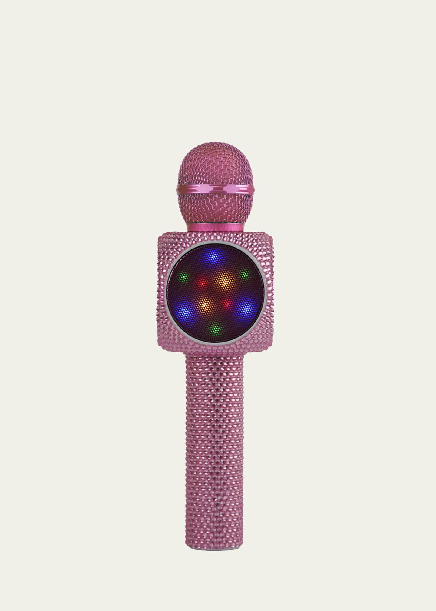 Wireless Express Sing-A-Long Bling Karaoke Microphone, Pink Image 3 of 3